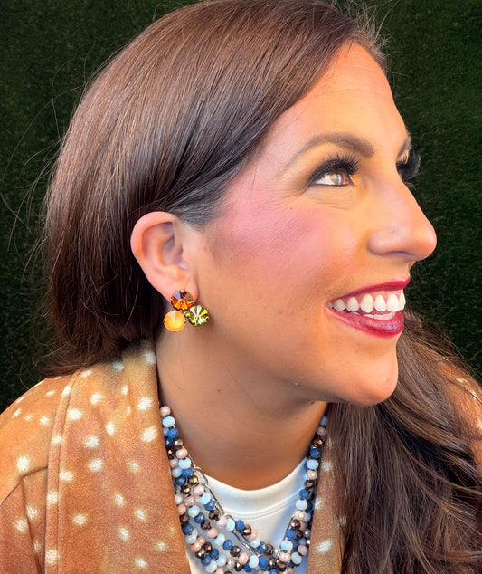 Reya Earrings - Melon