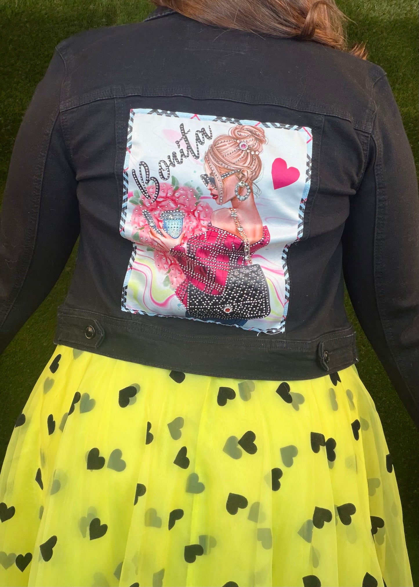 Bonita Black Denim Jacket