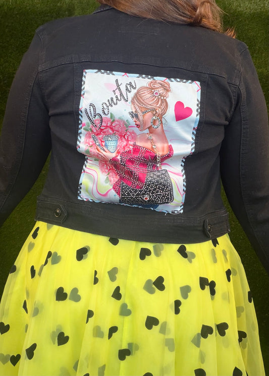 Bonita Black Denim Jacket