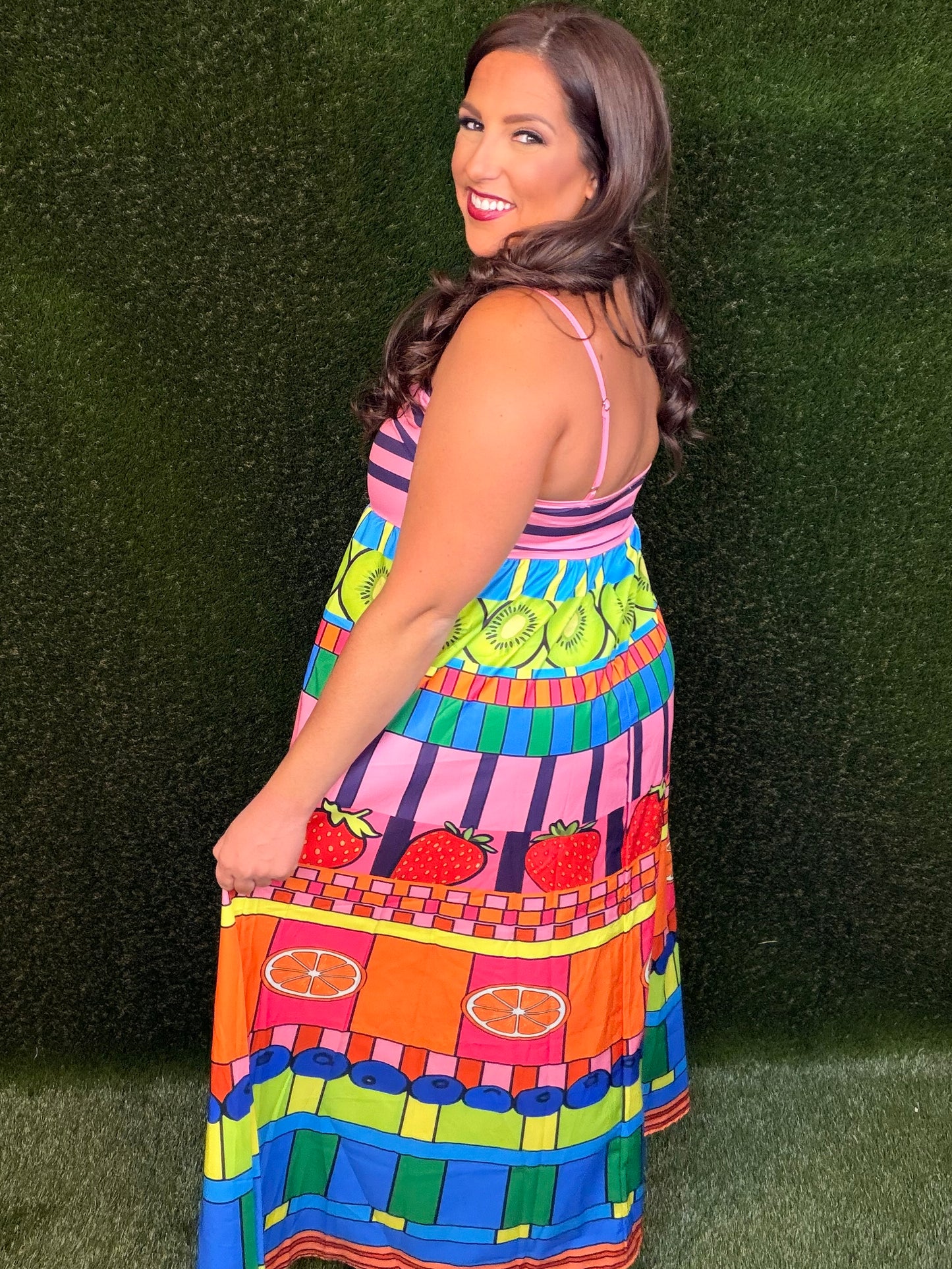 Neon Paradise Maxi Dress