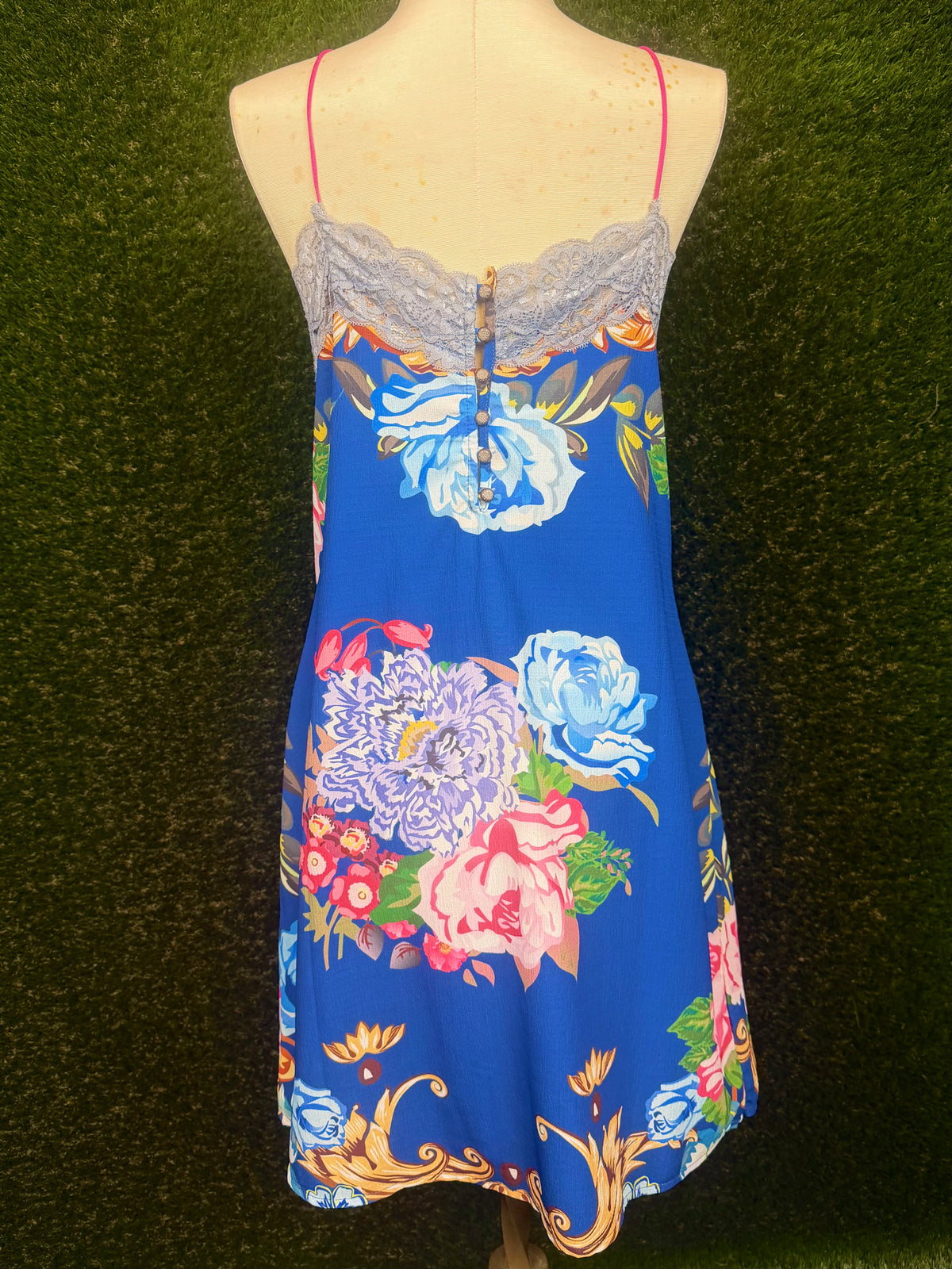 Ines Mini Dress - Cobalt Blue