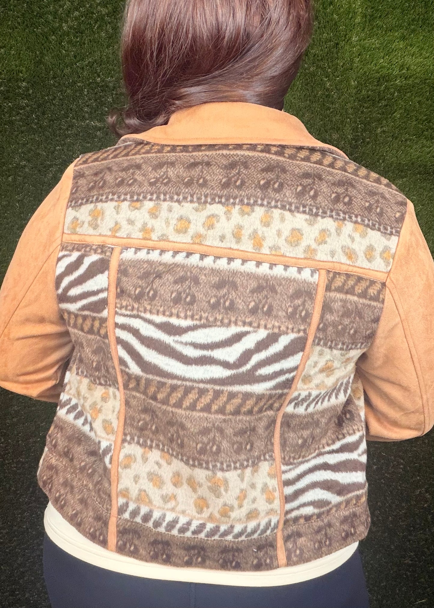 Serengeti Suede Moto Jacket - Brown