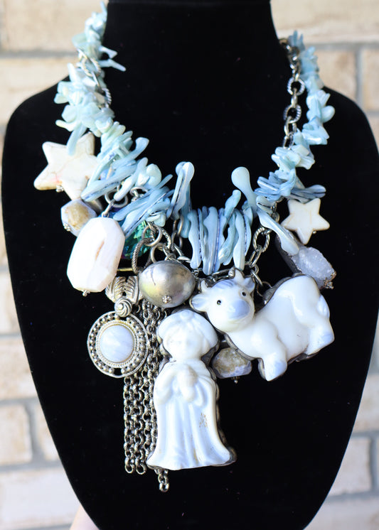 A Wise Man Necklace - Baby Blue