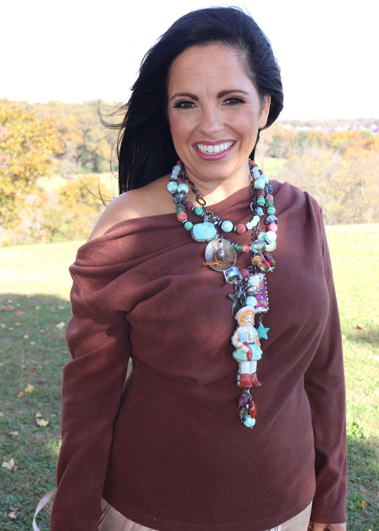 Addicted To You Knit Top - Hazelnut Brown