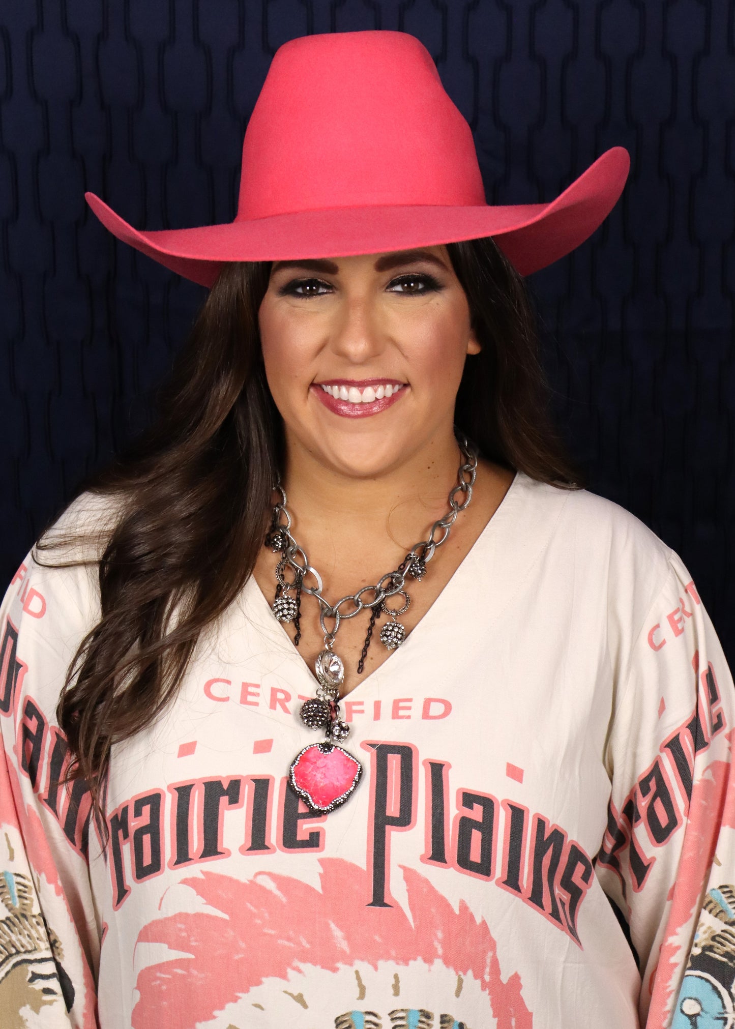 American Fuchsia Hat - Wool Cashmere (Montana Series)