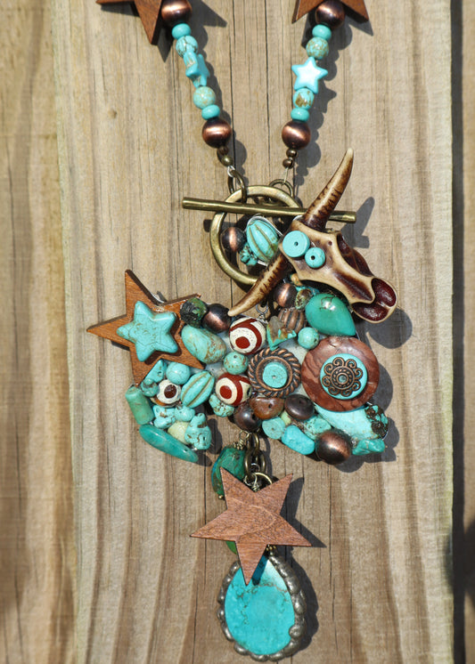Anatomy Of A Steer Necklace