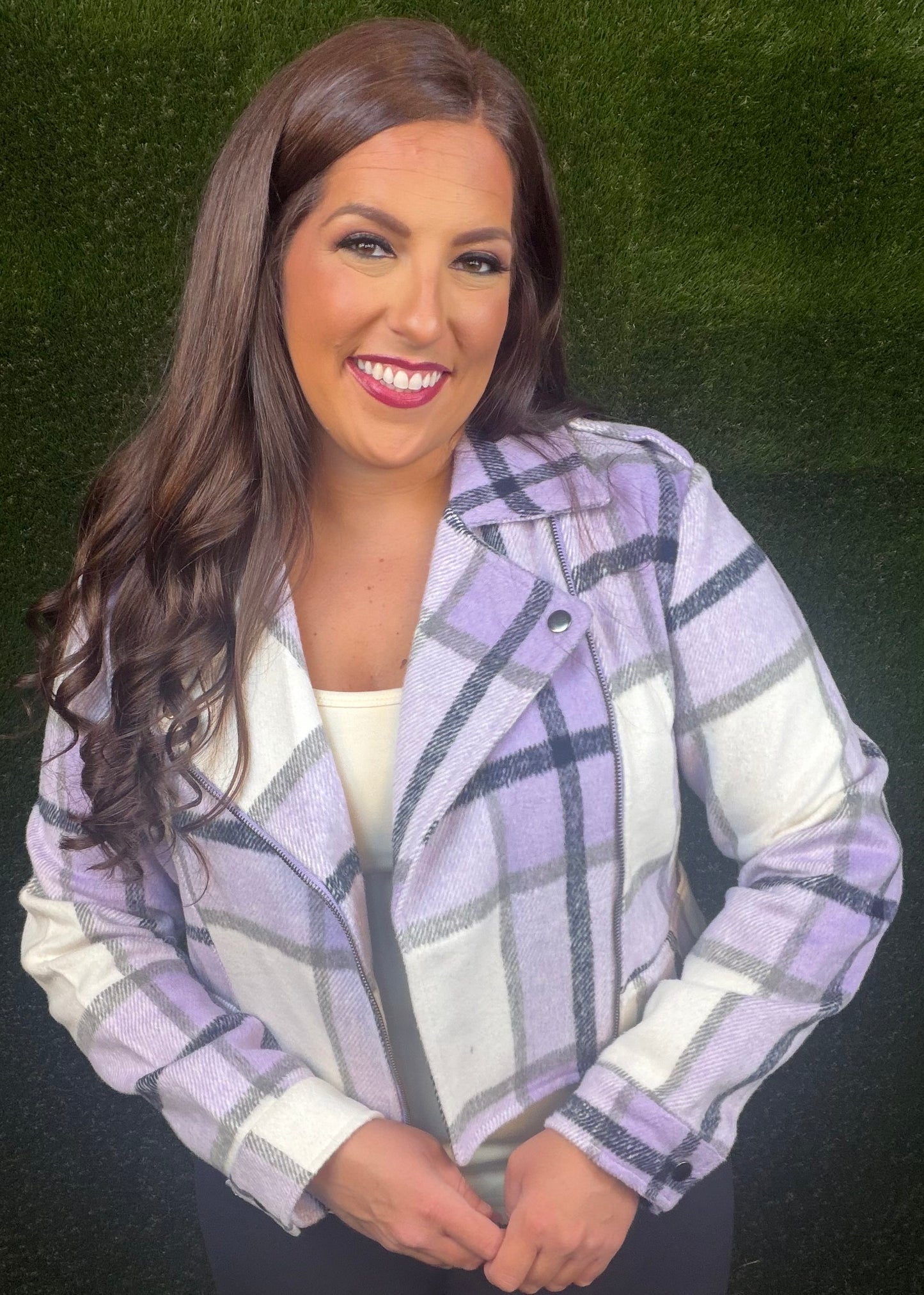 Lavender Rebellion Moto Jacket