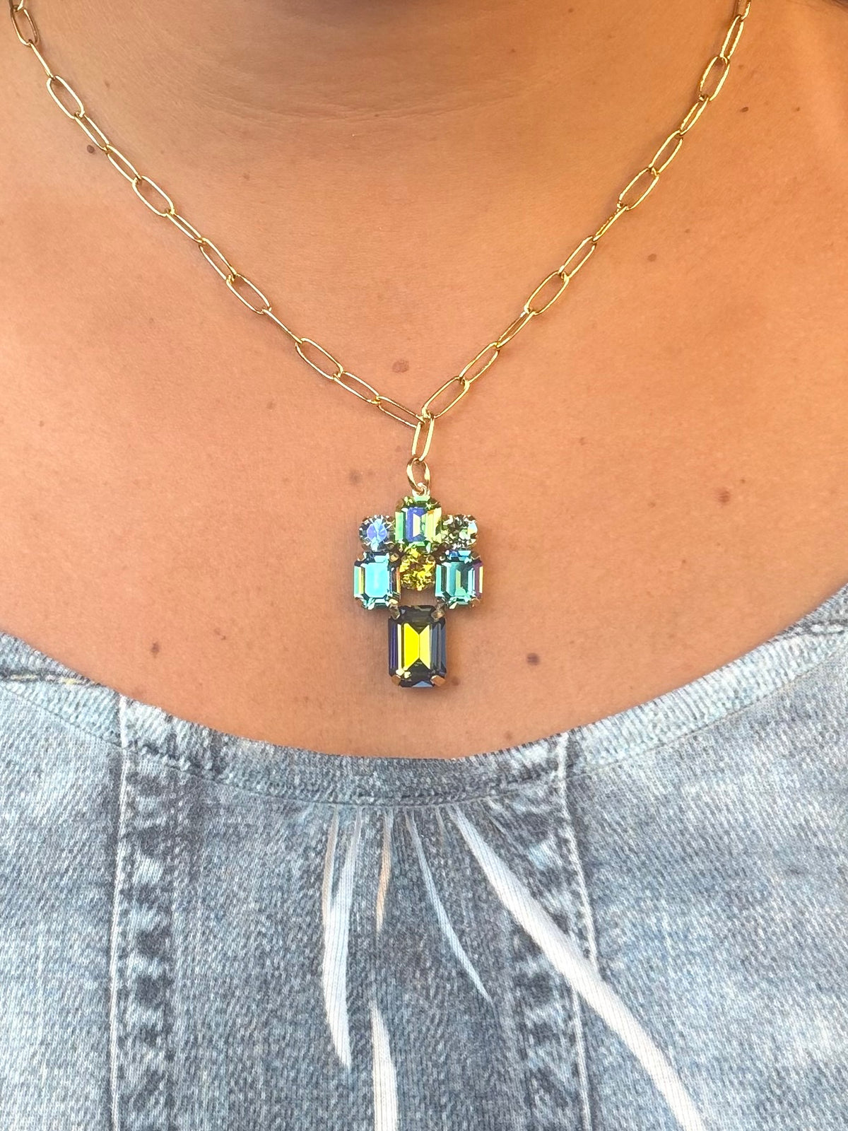Ori Necklace - Aqua Verde