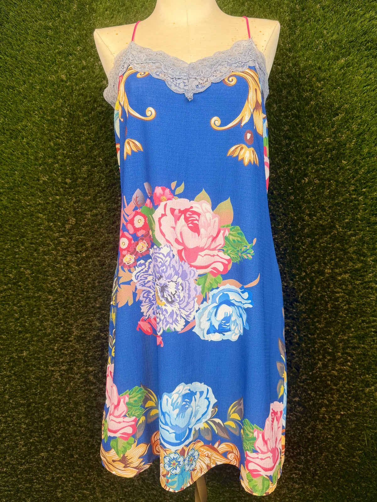 Ines Mini Dress - Cobalt Blue