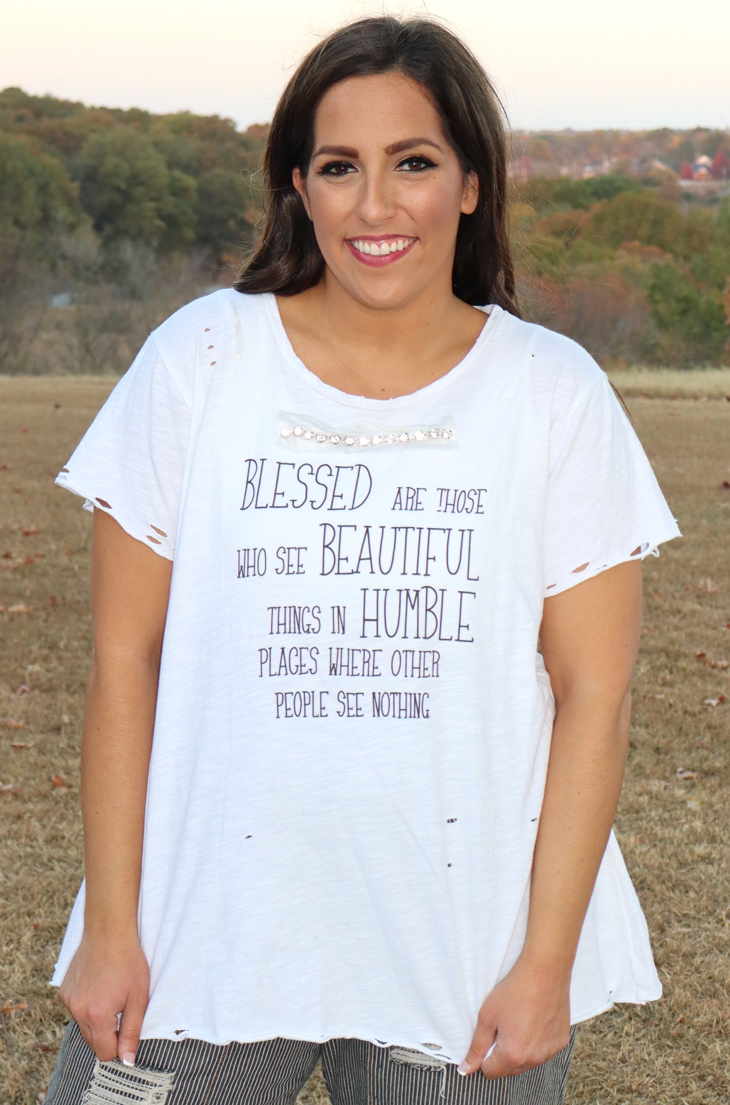 Blessed Tee - White