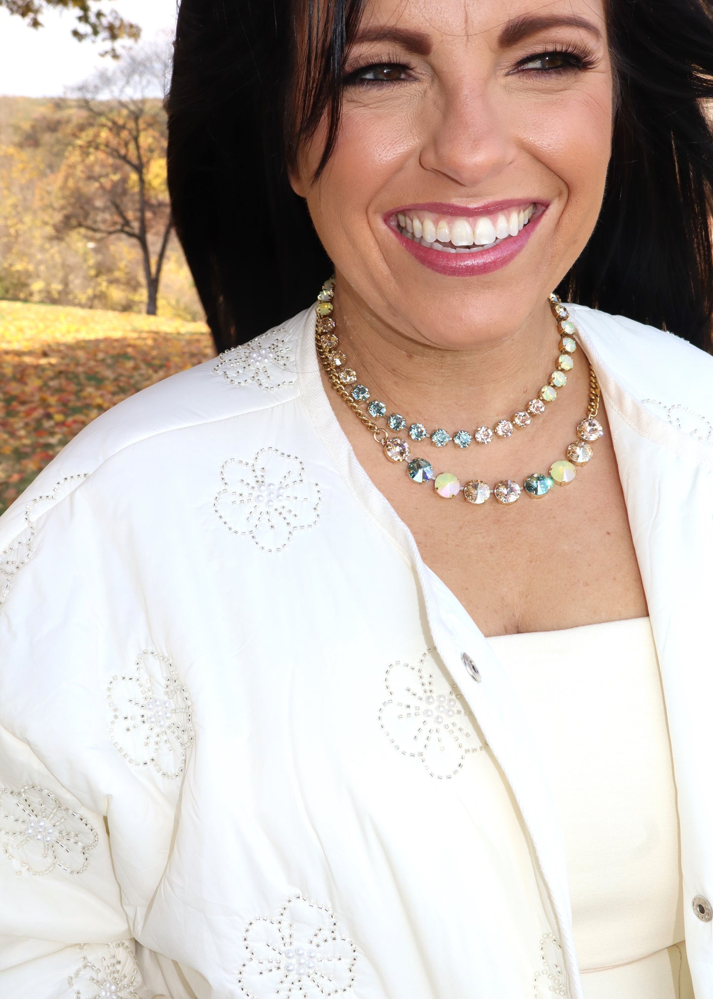 Blossoming Love - Floral Puffer Jacket