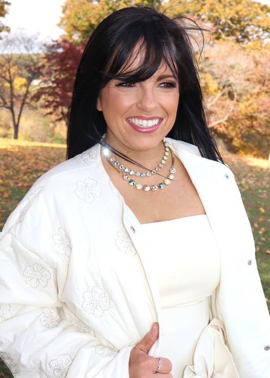 Blossoming Love - Floral Puffer Jacket