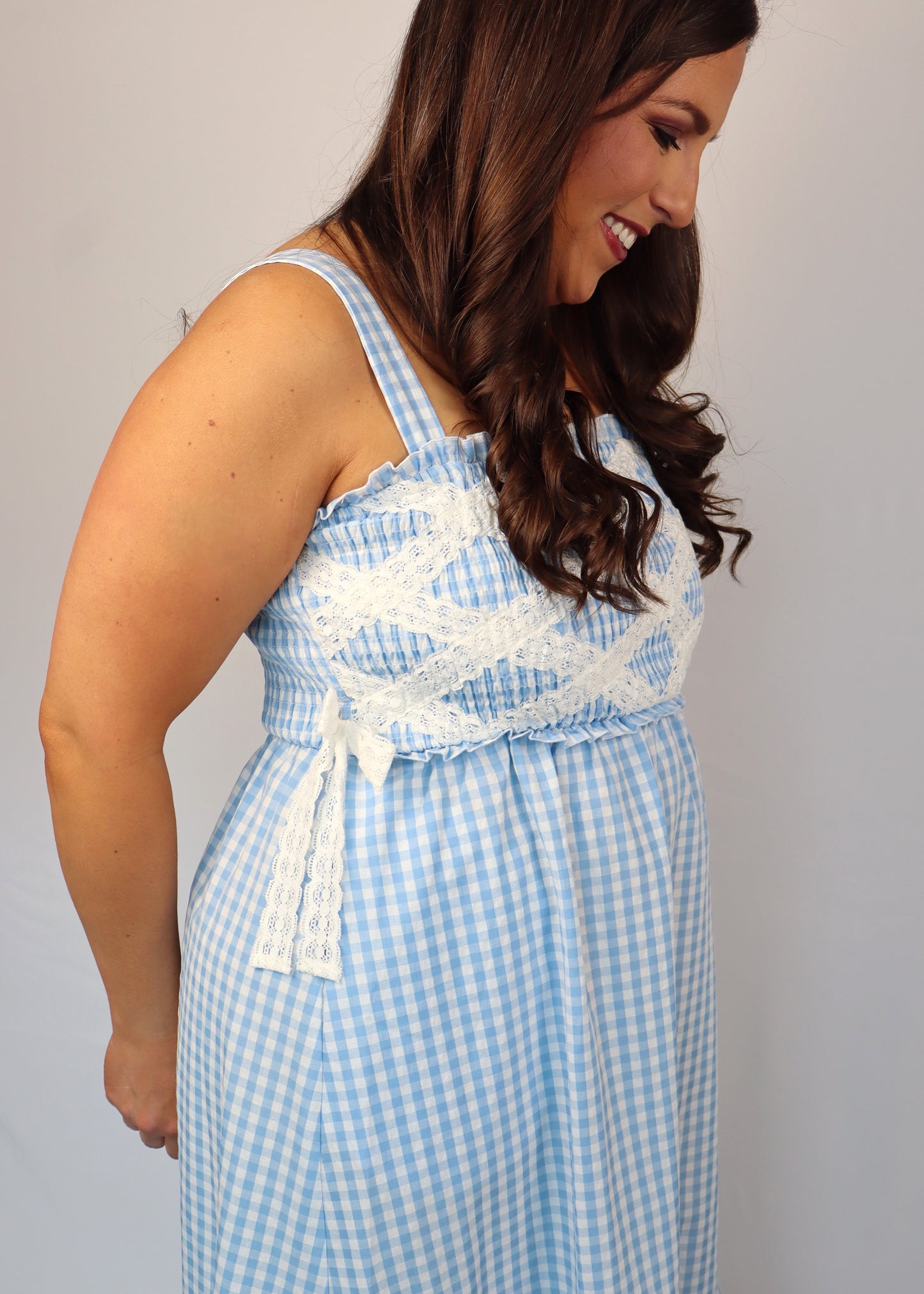 Blueberry Pie Midi Dress