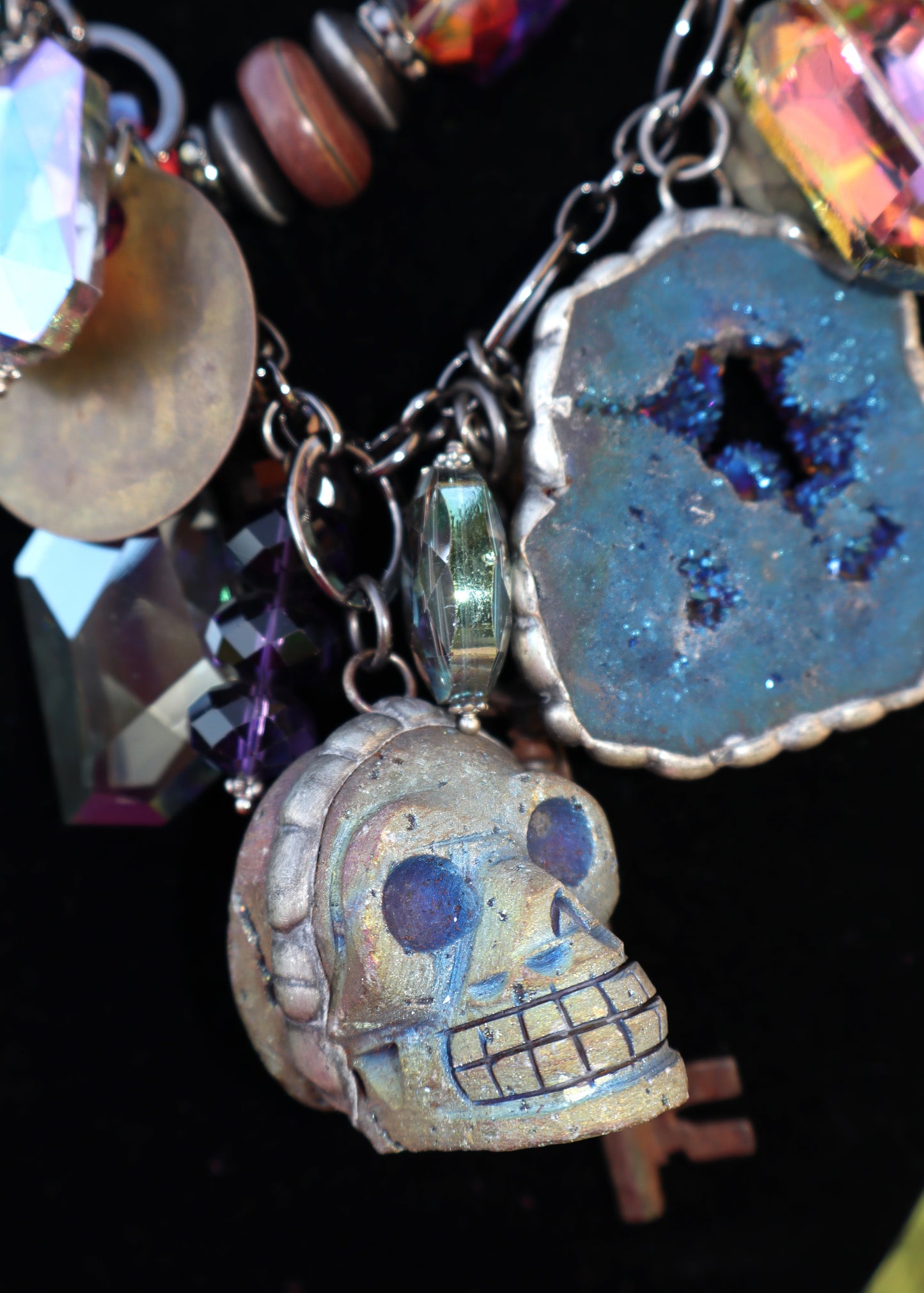 Bone Jovi Skull Necklace