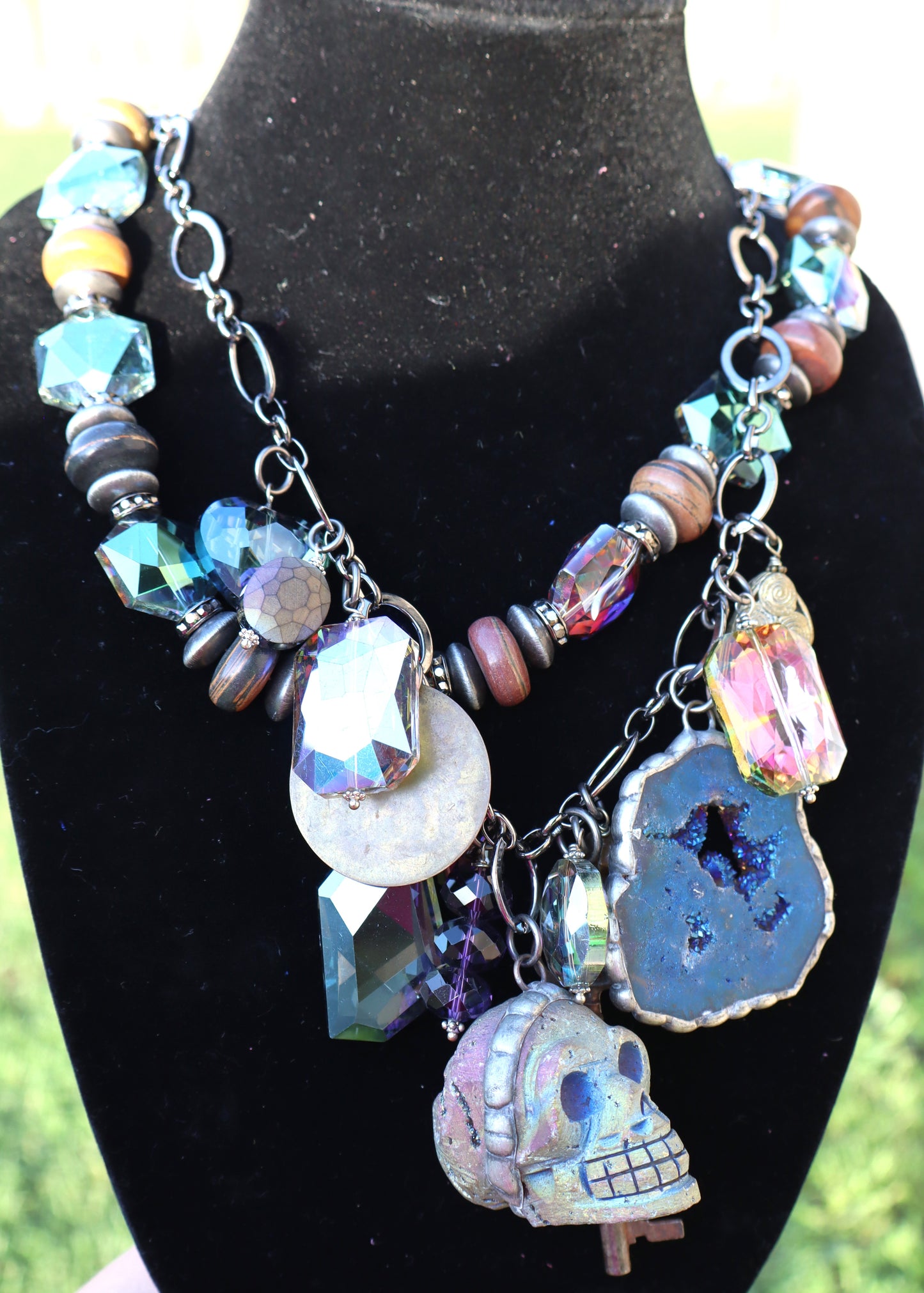 Bone Jovi Skull Necklace