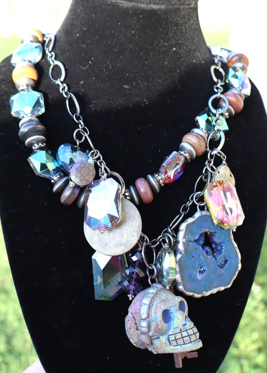 Bone Jovi Skull Necklace