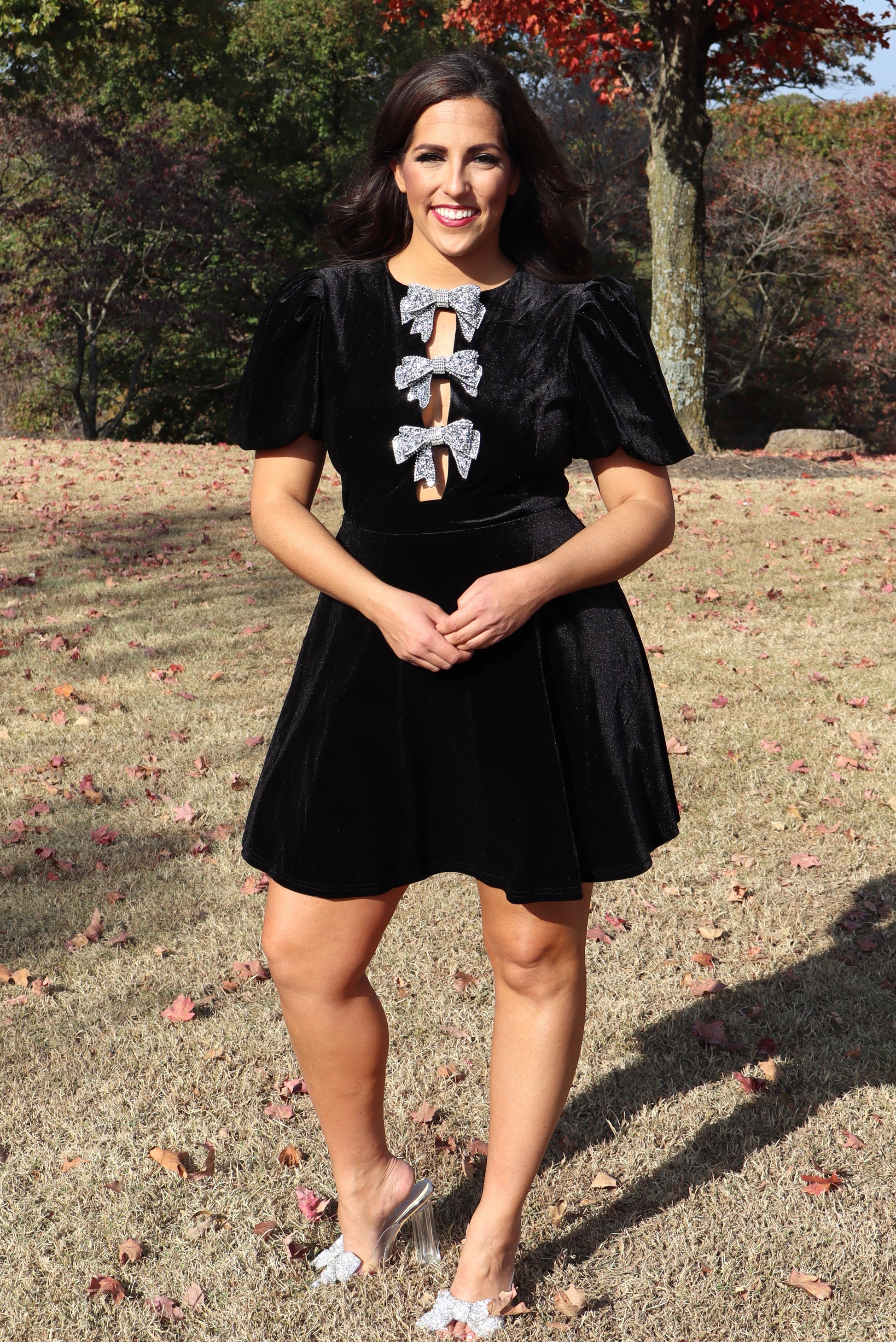 Bow Down To The Bow Velvet Dress - women's clothing - teen clothing - Little Black Dress Black Tie Event Rockford Hats and Boutique Bow Down To The Bow Velvet Dress - women's clothing - teen clothing - Little Black Dress Black Tie Event Rockford Hats and Boutique