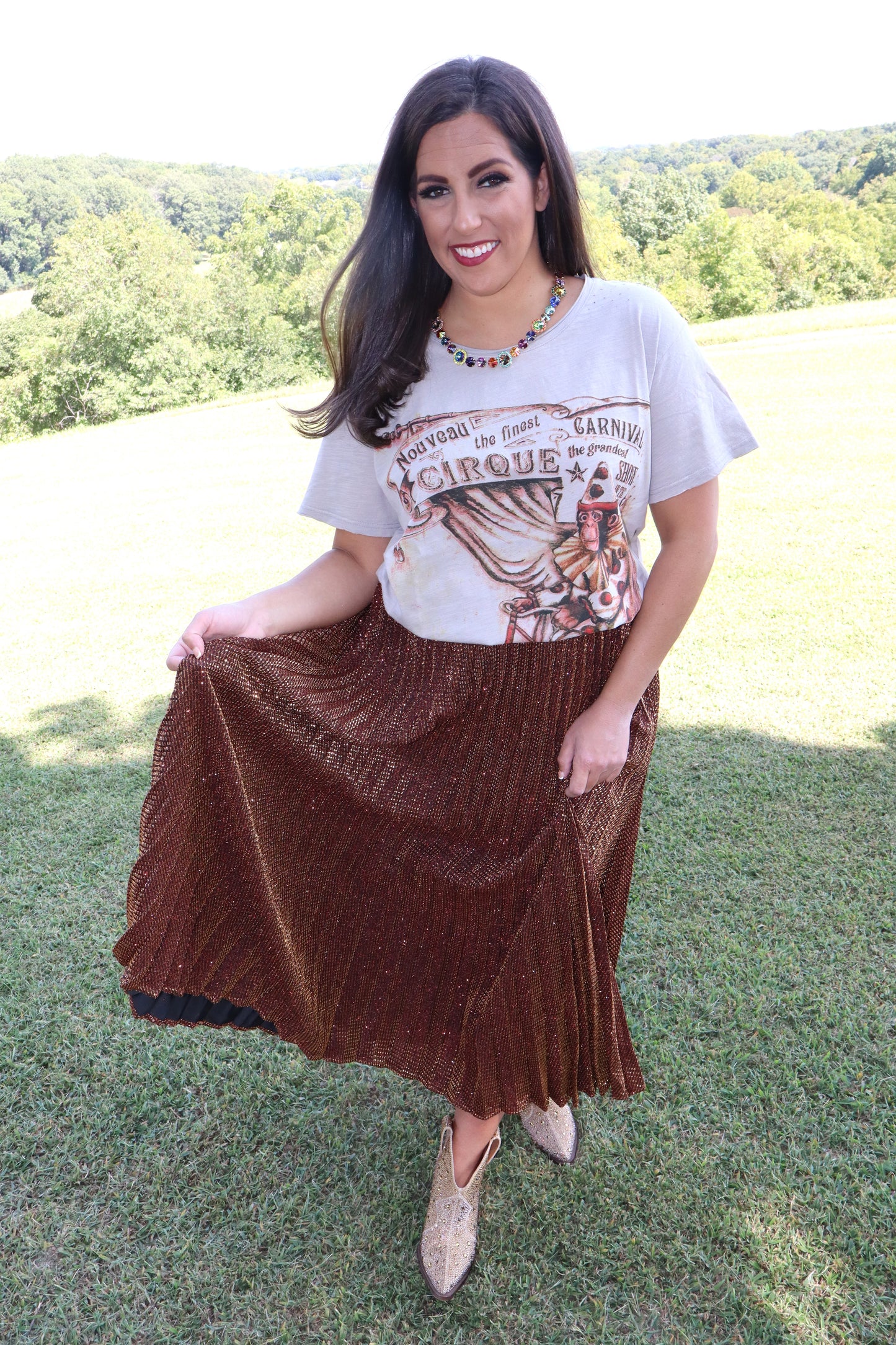 Bronze Goddess Skirt