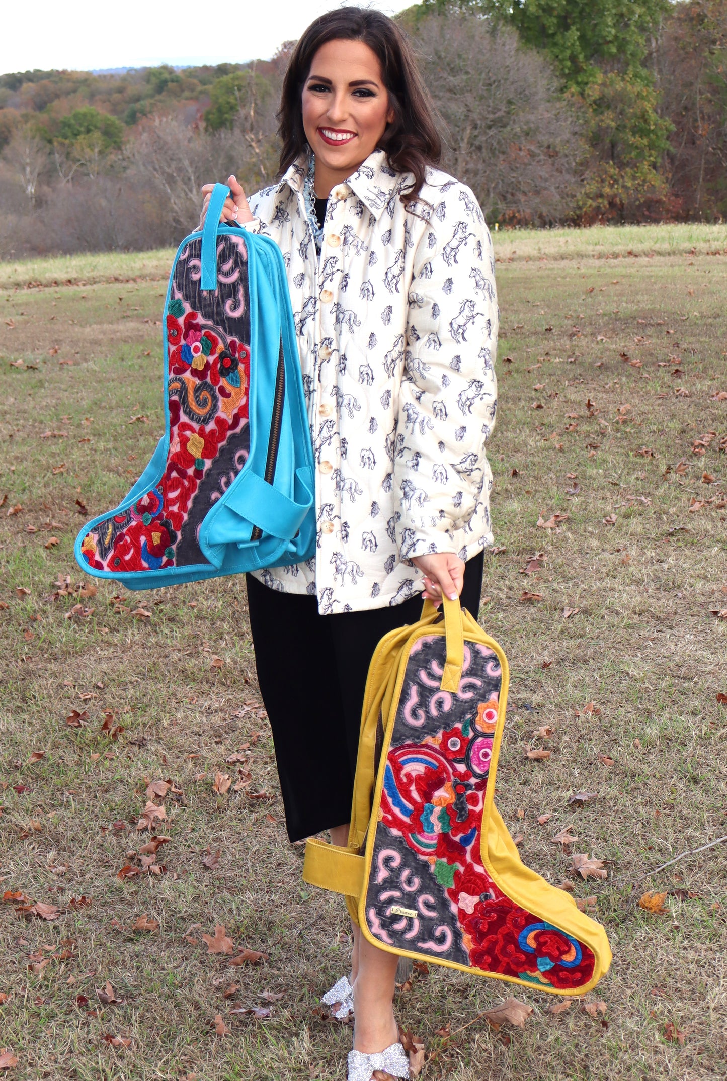 Brooklyn Boot Bag - Turquoise