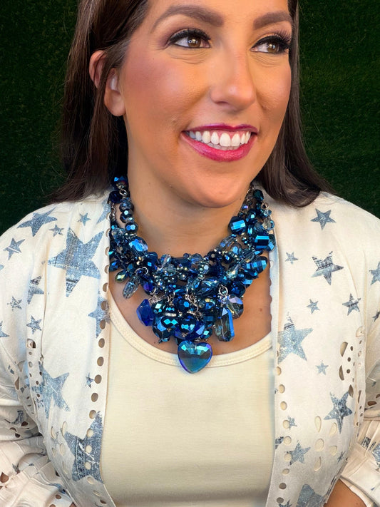 Meant To Be (Sapphire) Blue Necklace