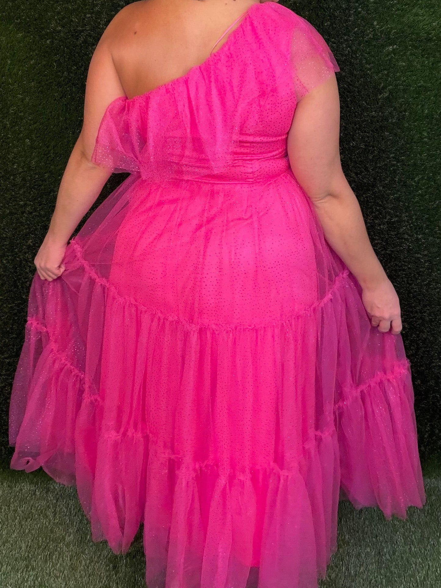 Life's A Party Midi Dress - Hot Pink