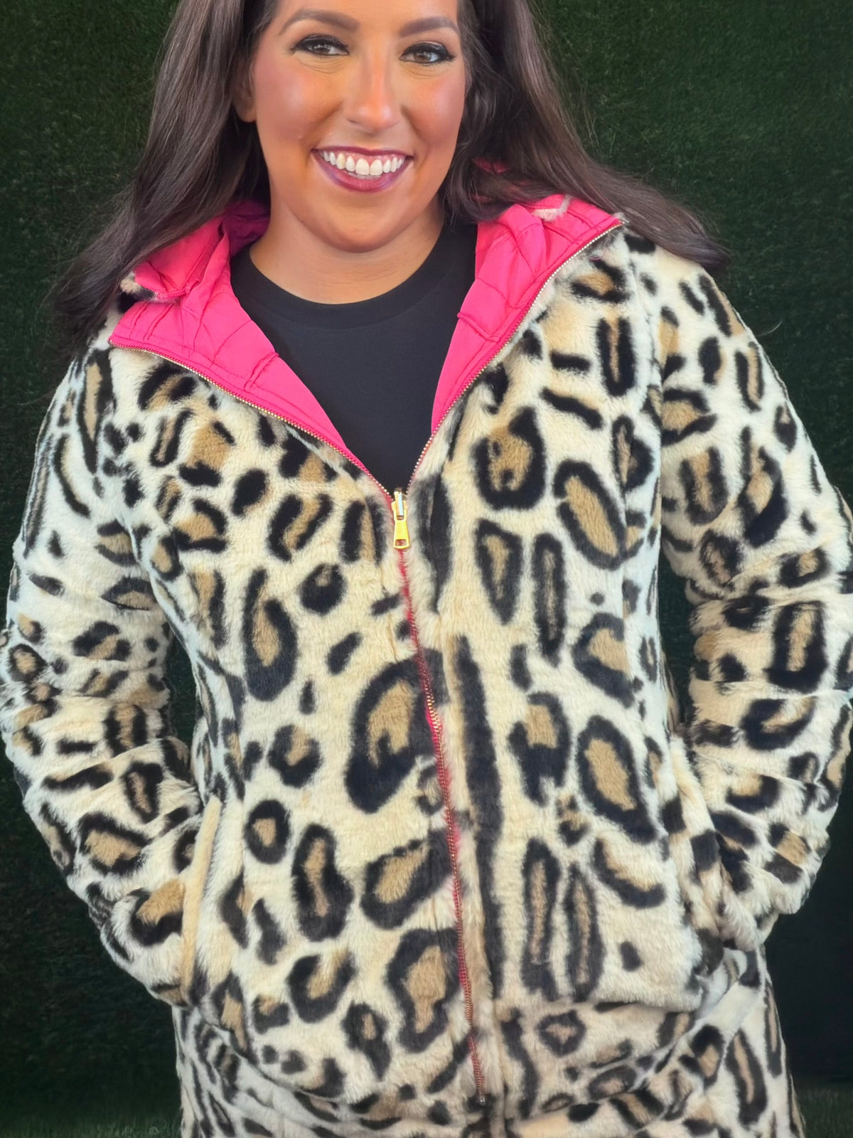 Wild Thing Reversible Jacket - Pink