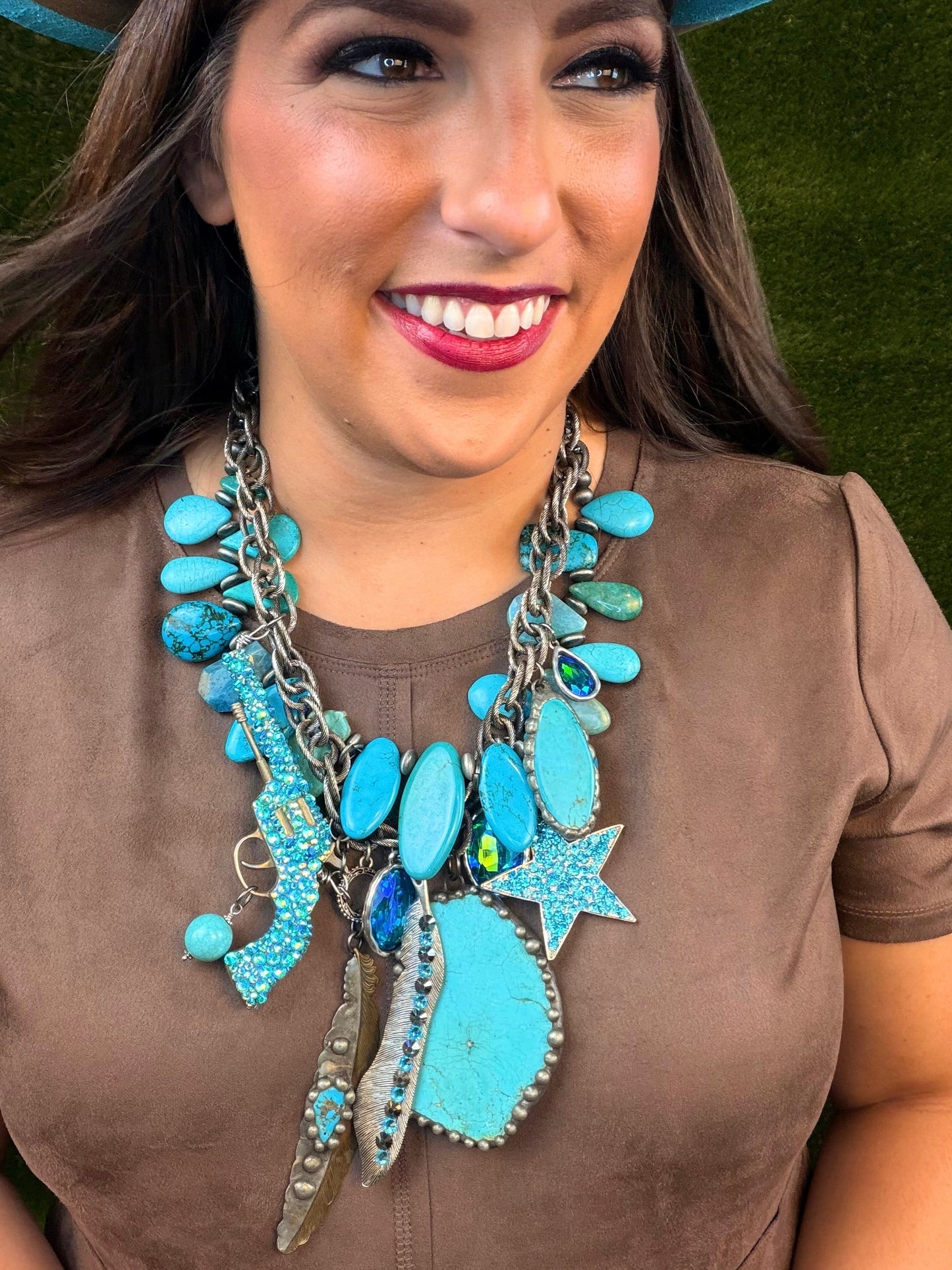 Turquoise Sharp Shooter Necklace