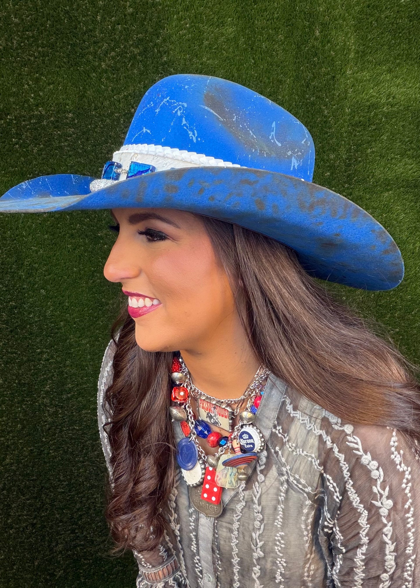 God Bless The U.S.A. Cowboy Hat - Size Large