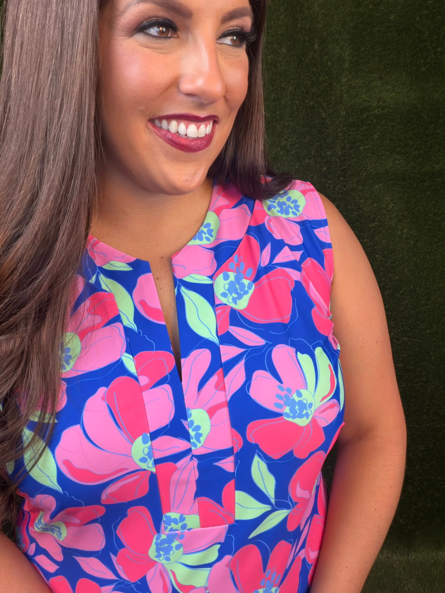 Sugar Magnolia Maxi Dress - Cobalt Blue