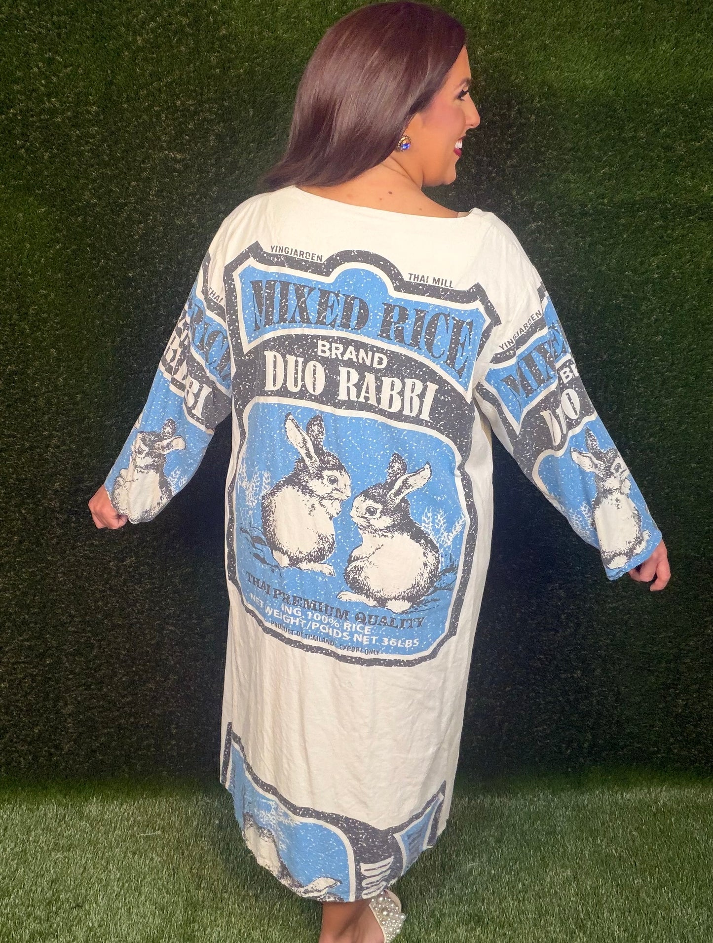 Weekend Mercantile Long Sleeve Dress - All Ears