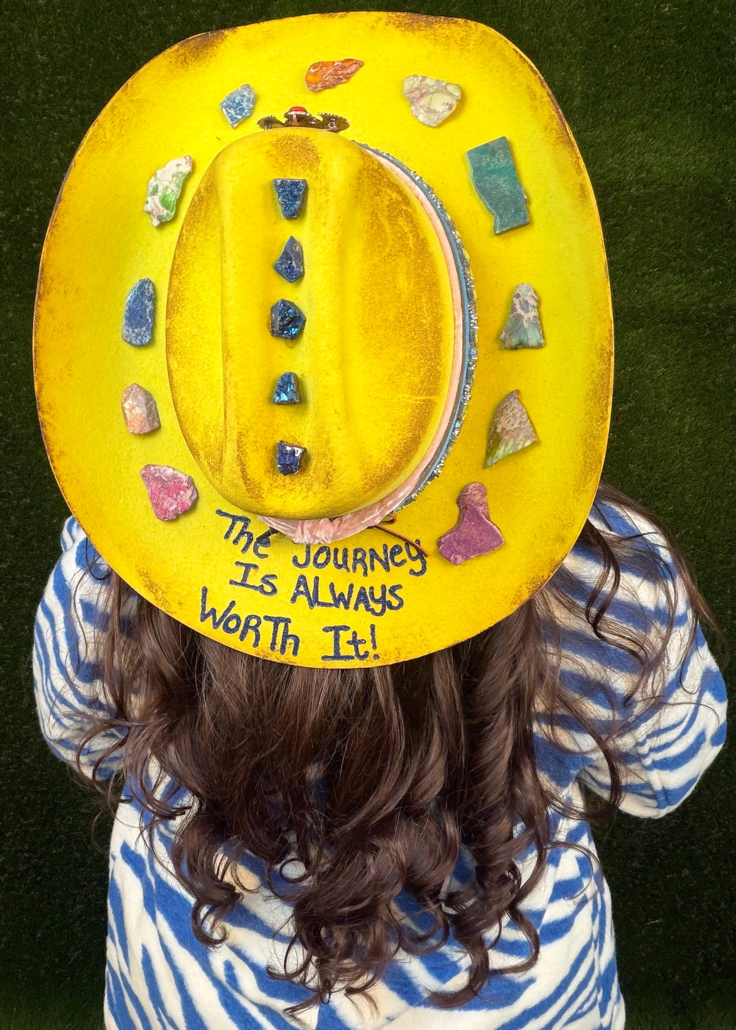 Journey Is Worth It Cowboy Hat - Size Large