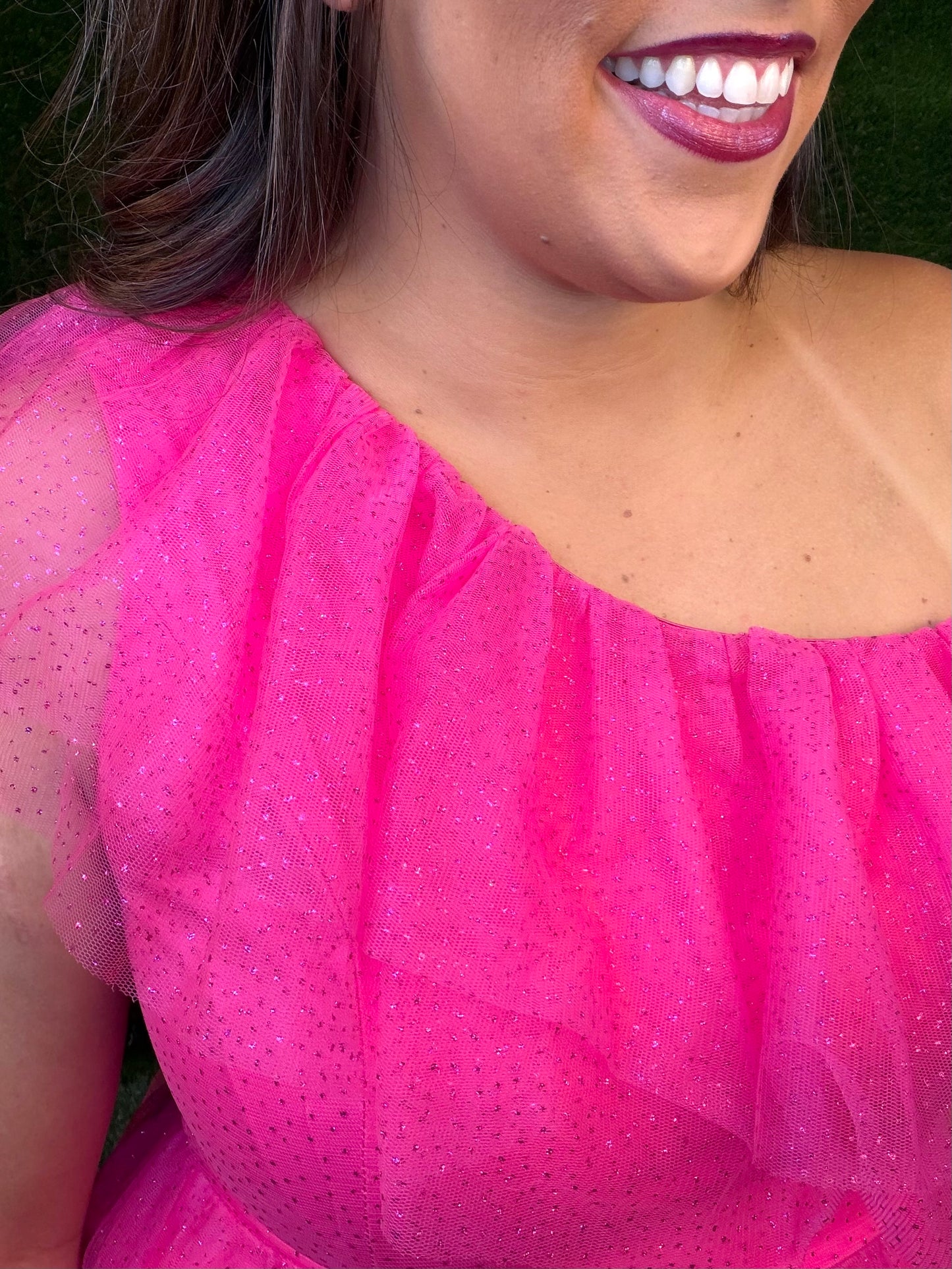 Life's A Party Midi Dress - Hot Pink