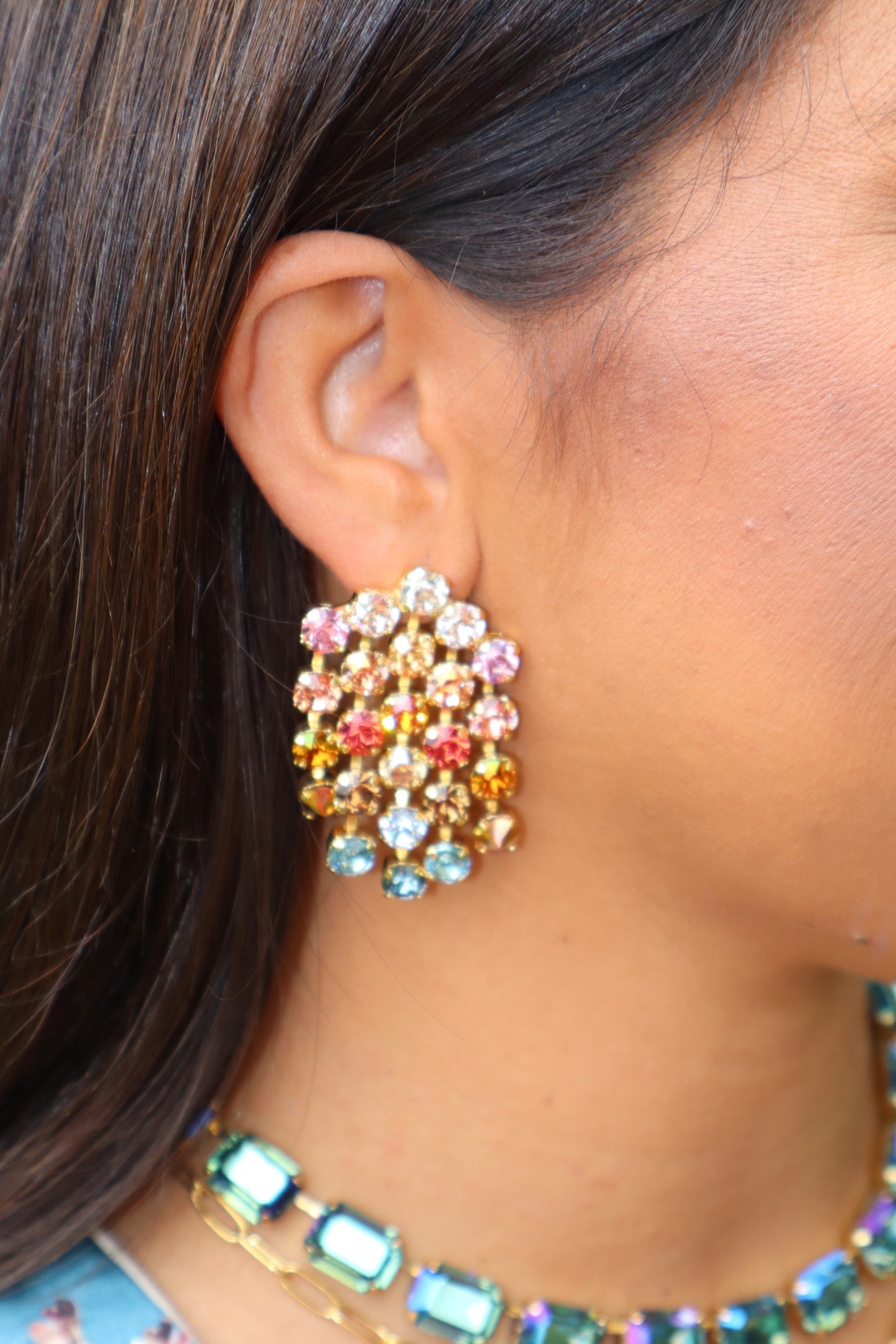 Cady Earrings - Sunset