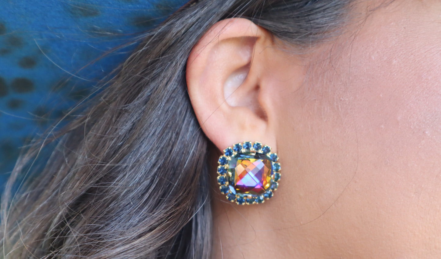 Cambrie Earrings - Volcano