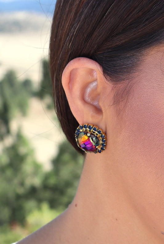 Cambrie Earrings - Volcano