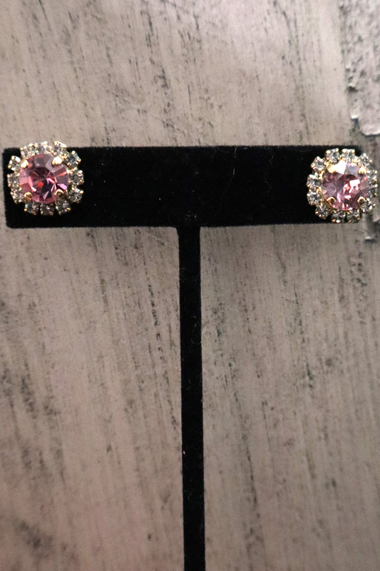 Caroline Studs - Pink