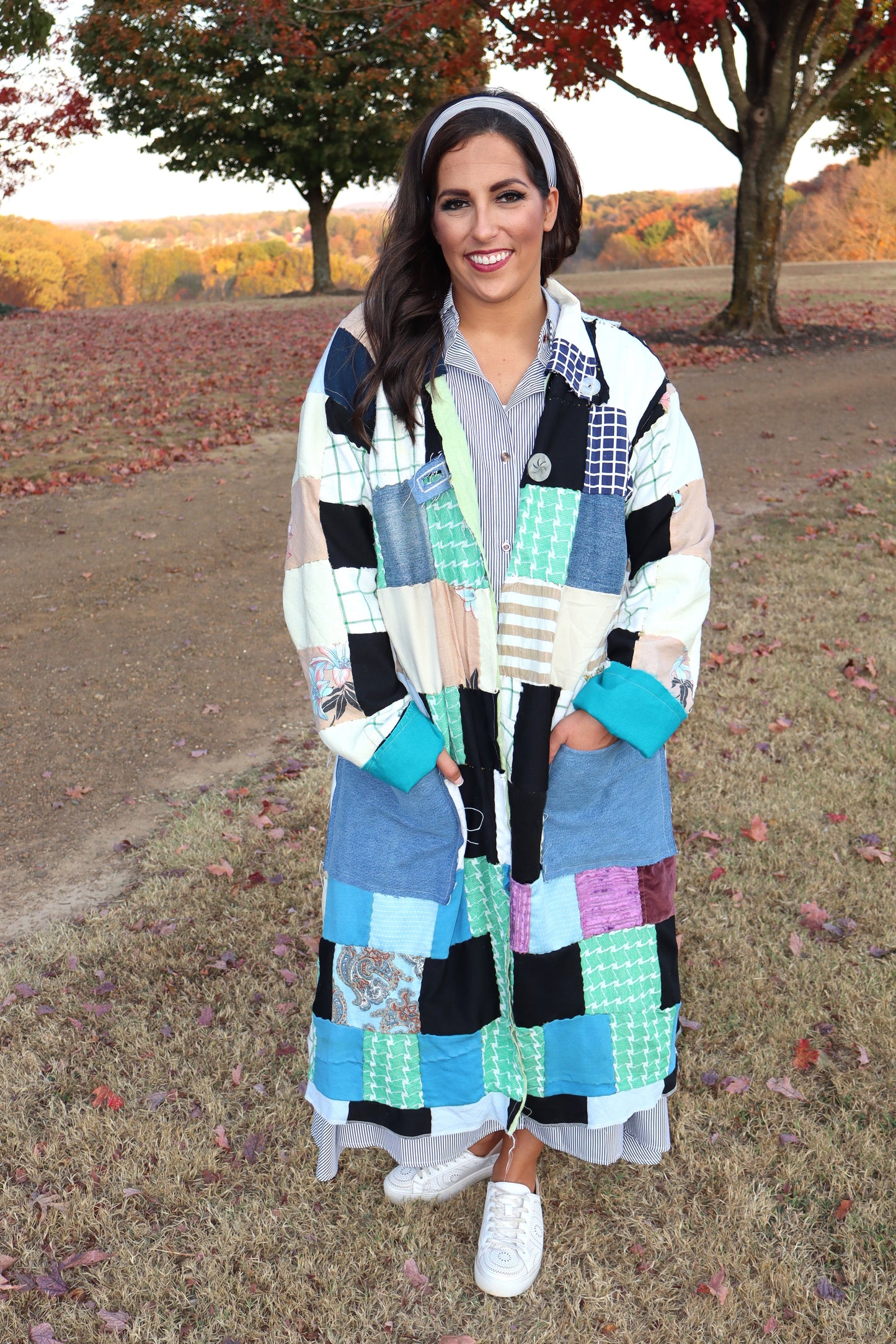 Coat Of Many Colors - Teal/Green