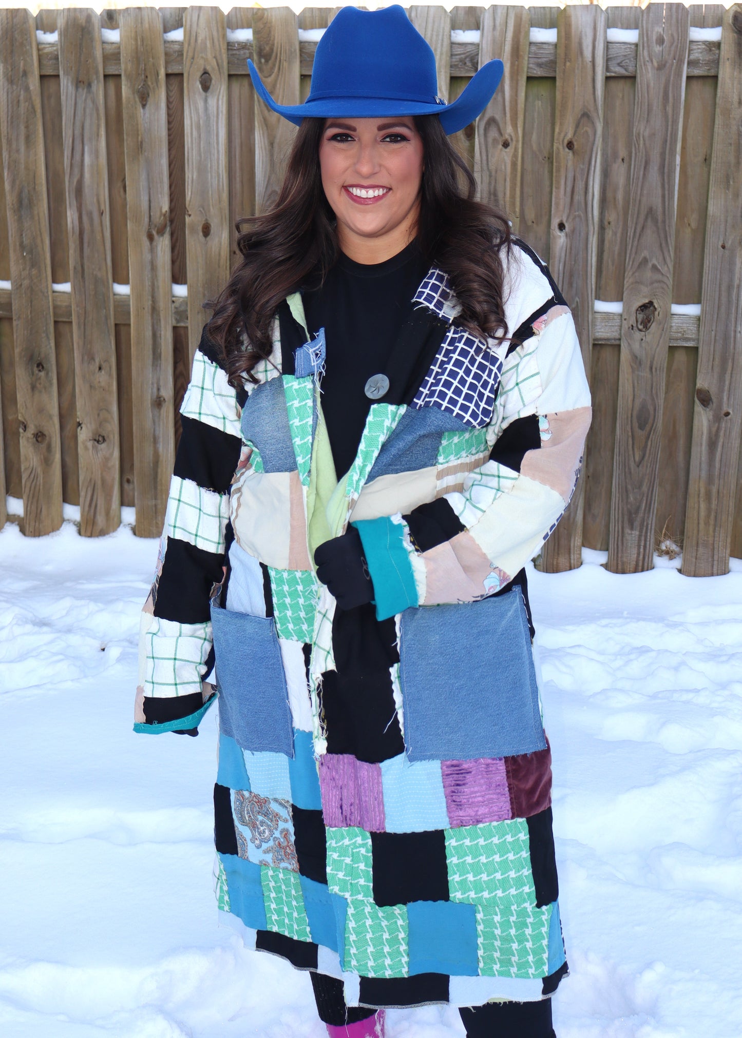 Coat Of Many Colors - Teal/Green