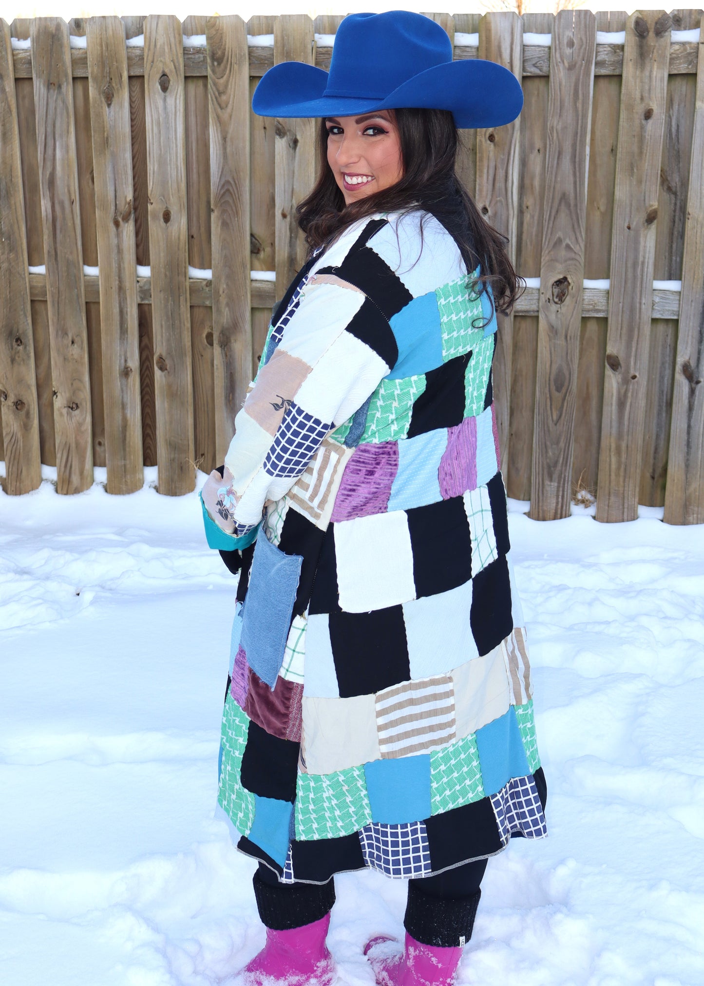 Coat Of Many Colors - Teal/Green