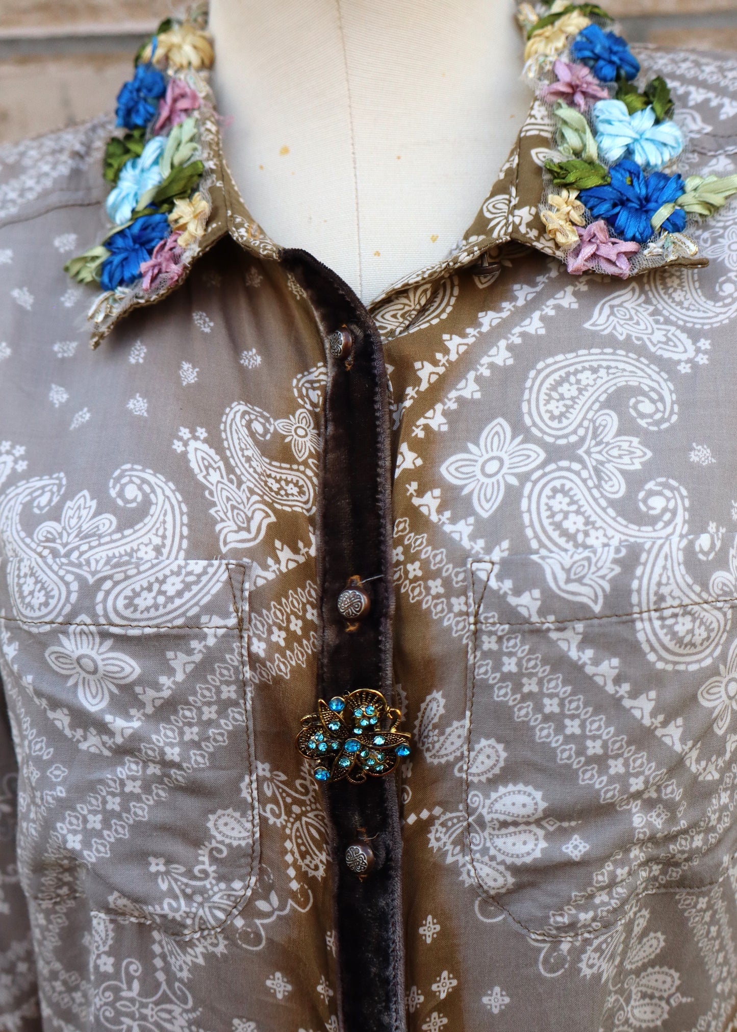 Coquette Garden Party Button-Up Shirt