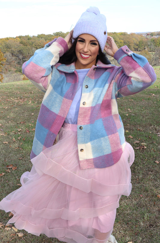 Cotton Candy Hat - Periwinkle