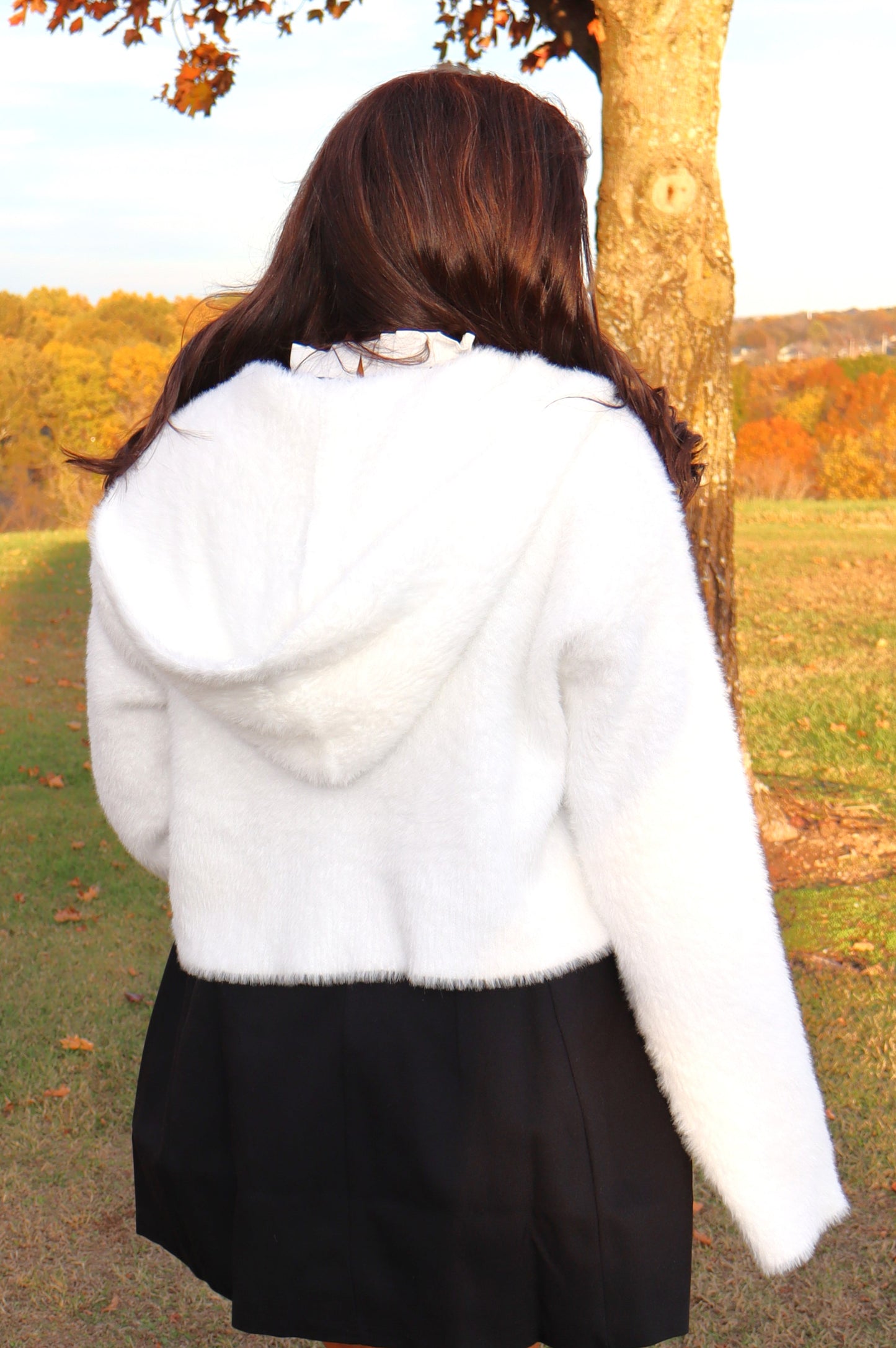 Cuddly Teddy Sweater - White