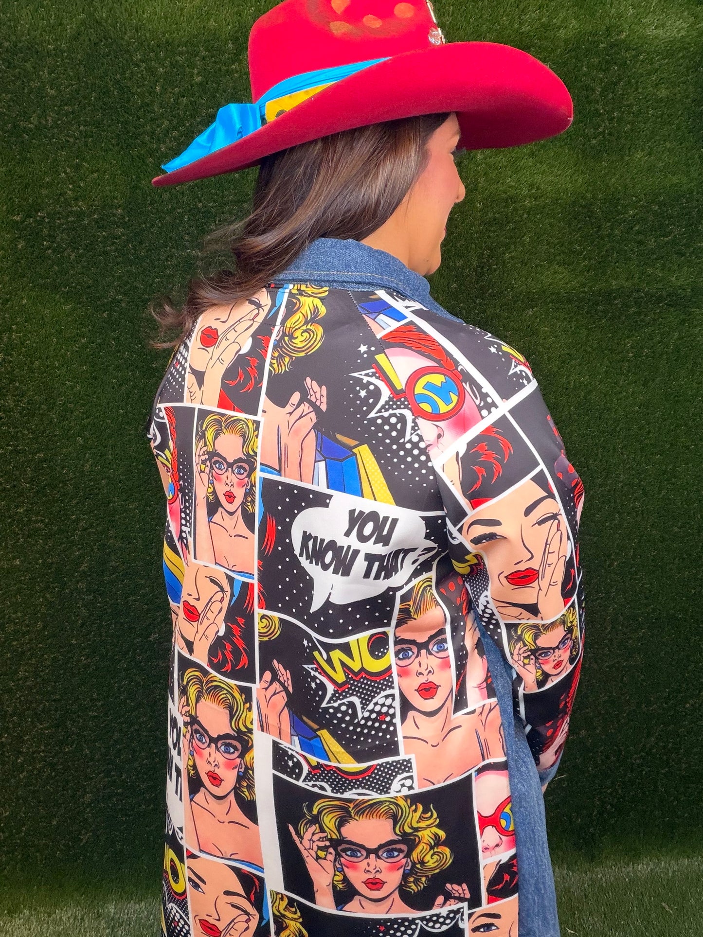 Comic Book Denim Jacket