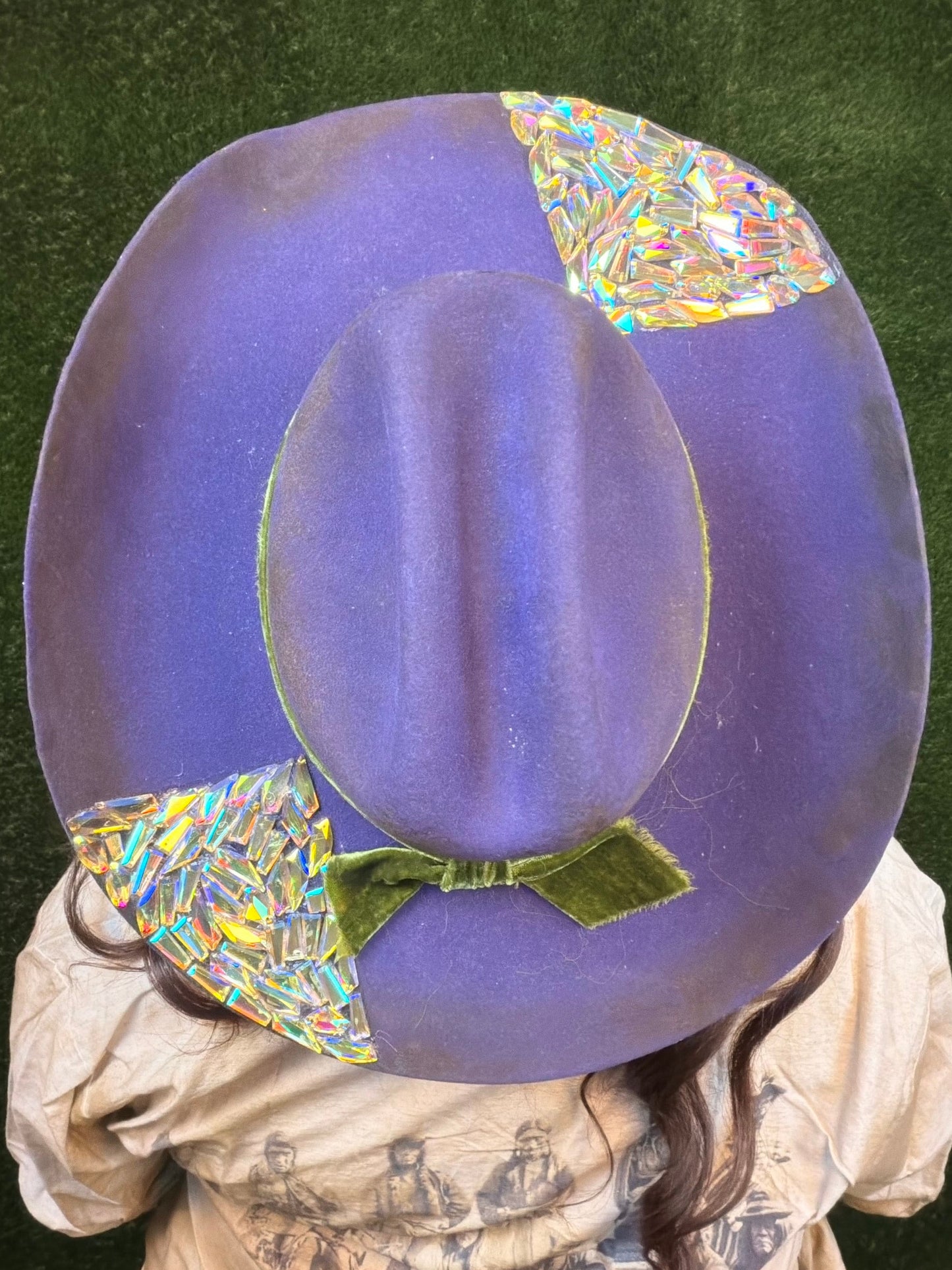 Vintage Sparkle Cowboy Hat - Size Medium
