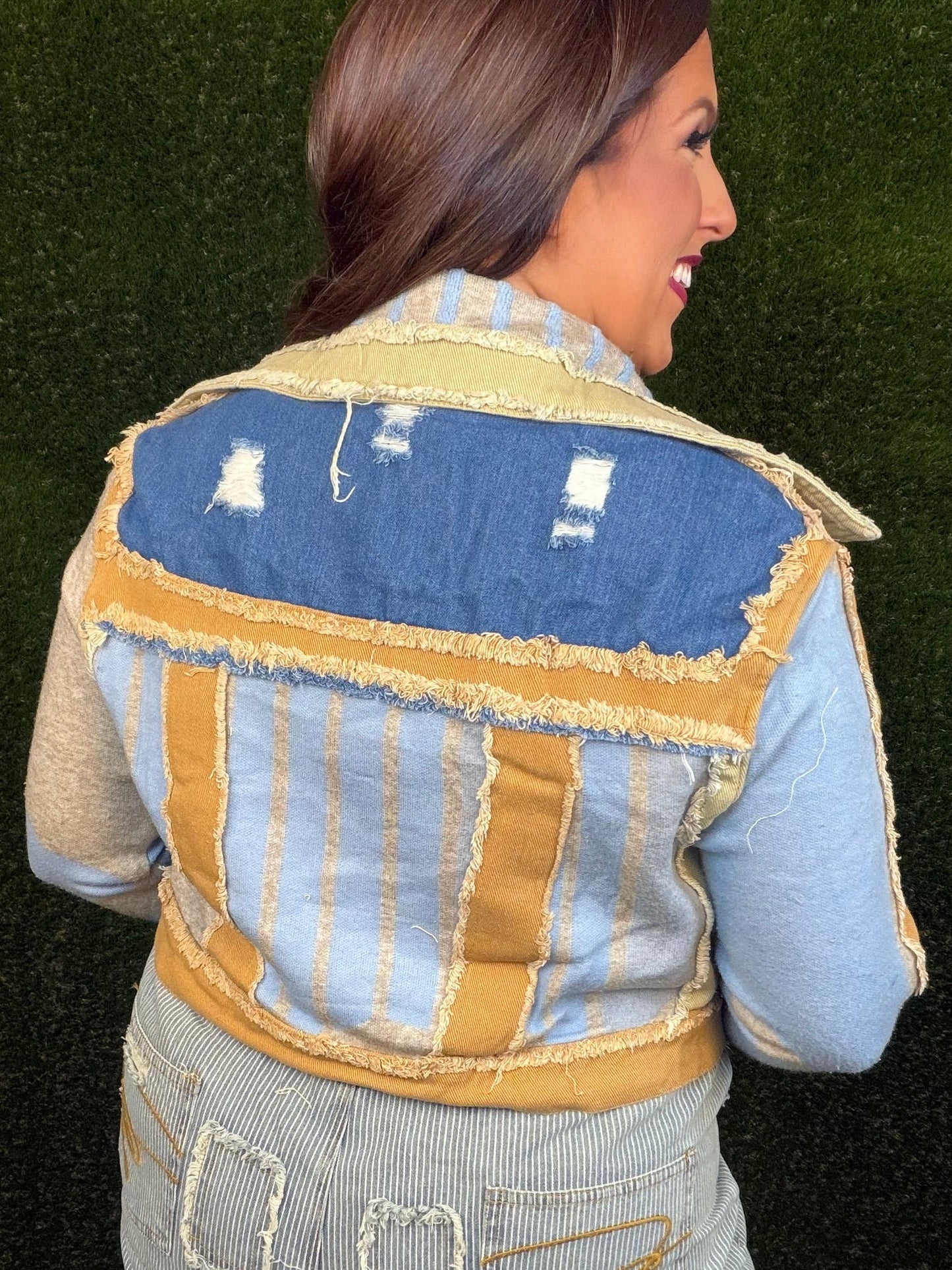 Patchwork Denim Jacket