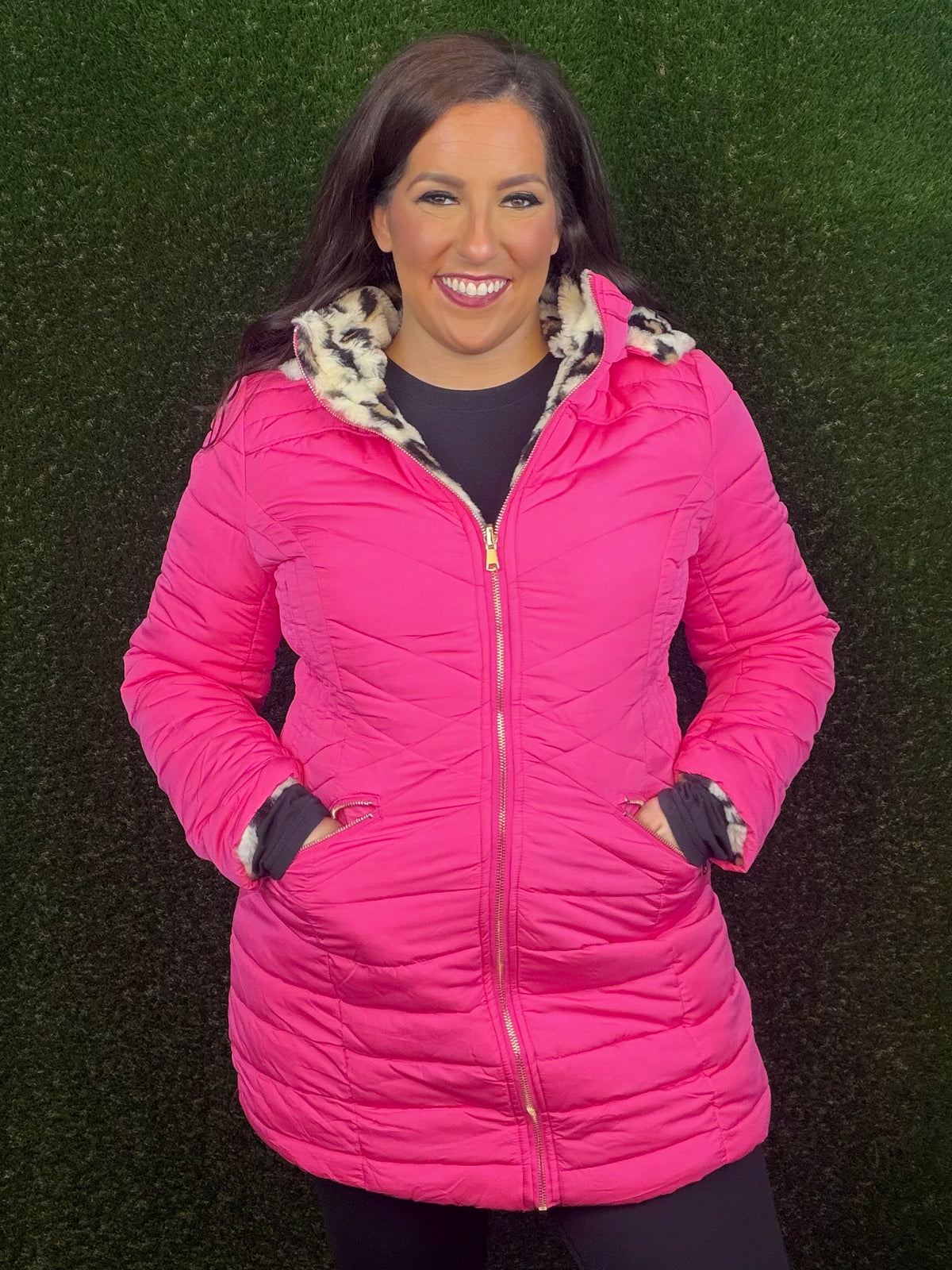 Wild Thing Reversible Jacket - Pink