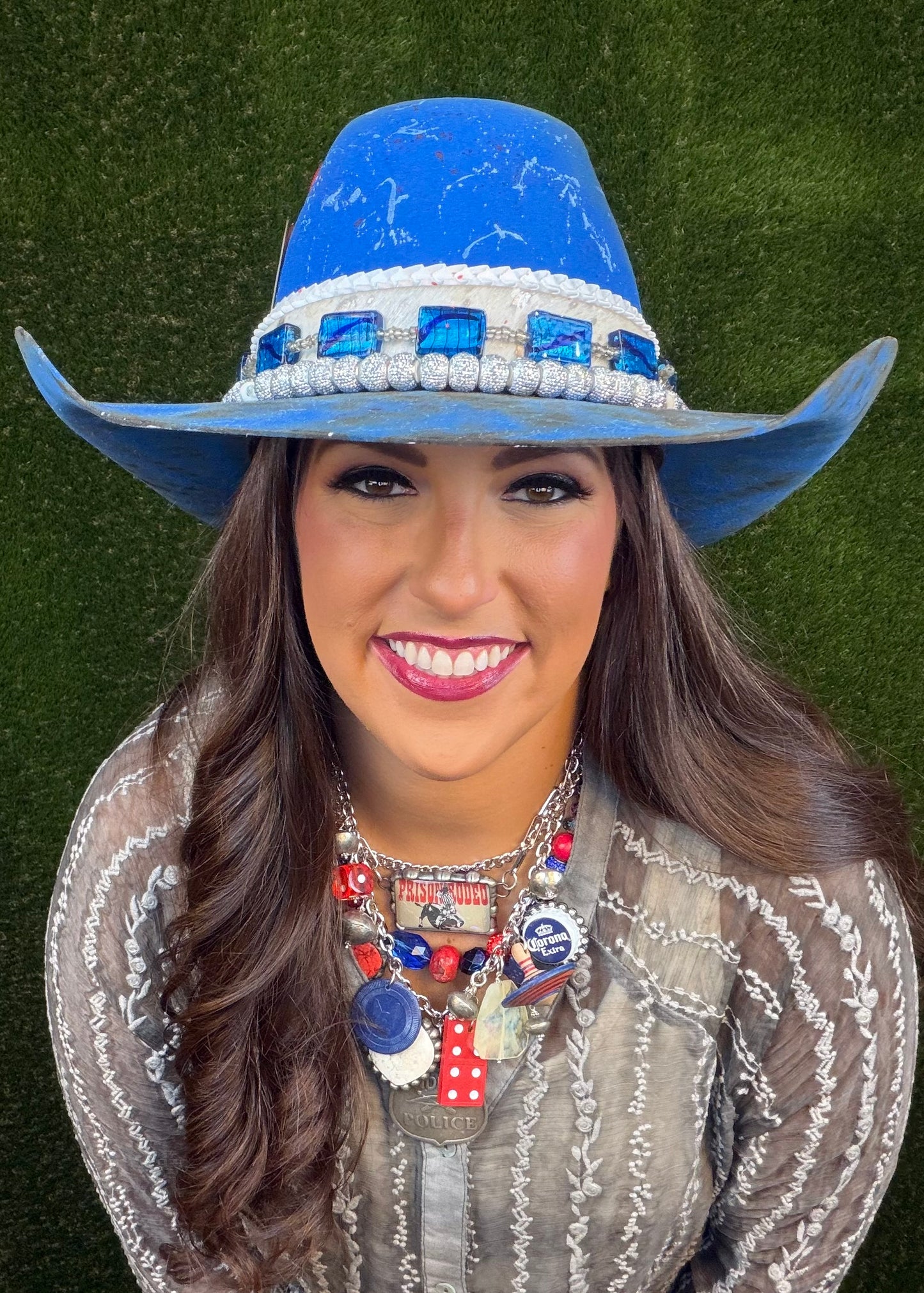 God Bless The U.S.A. Cowboy Hat - Size Large