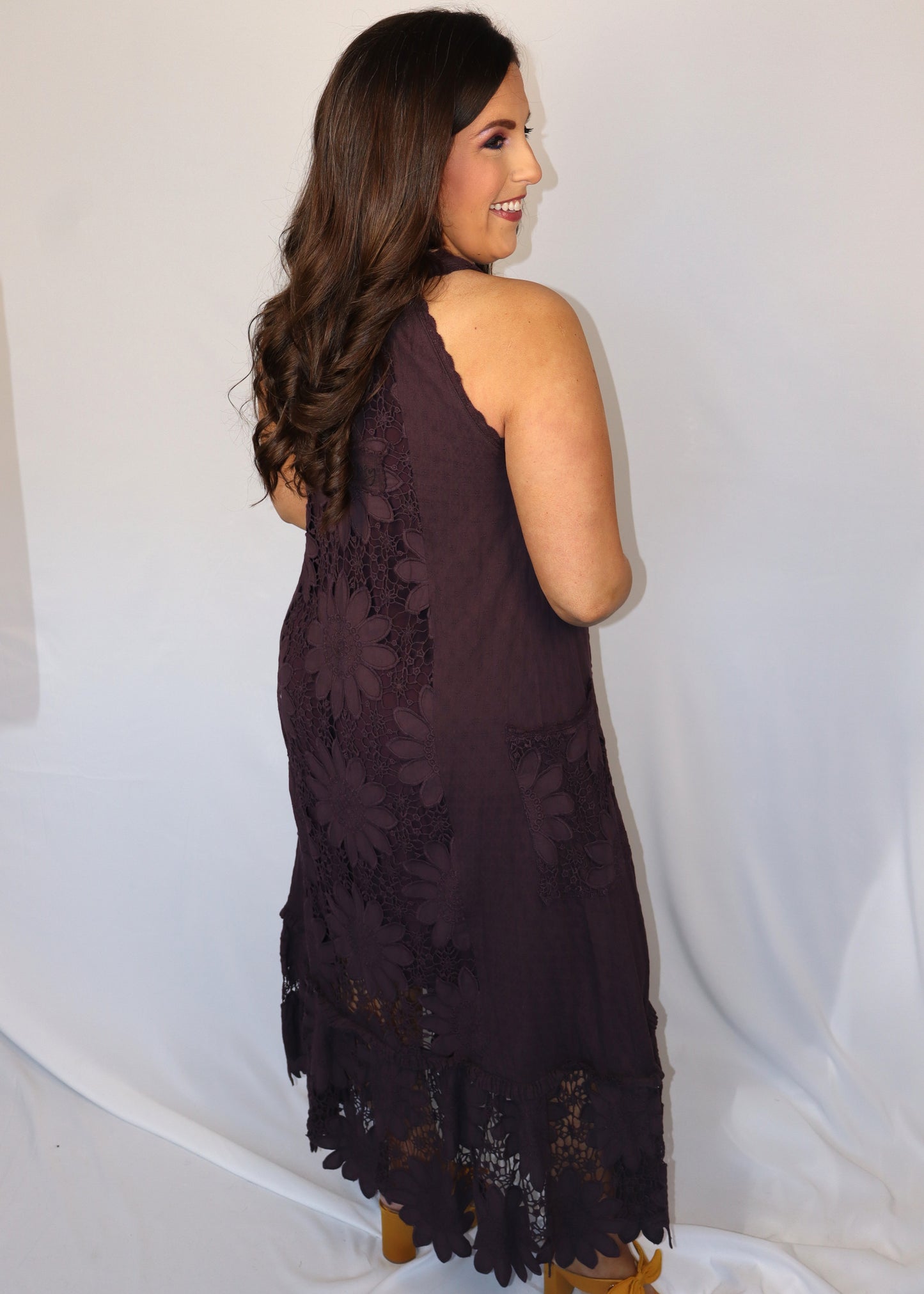 Daisy Dreaming Dress - Plum