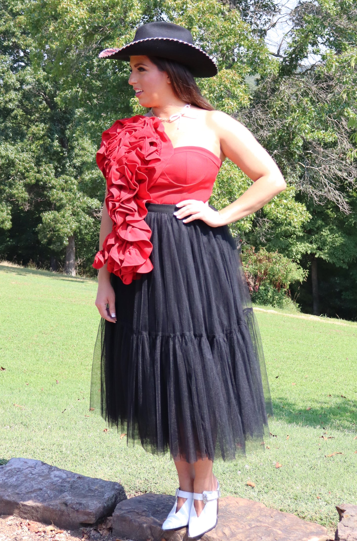 Day Dreamer Ruffle Tulle Skirt