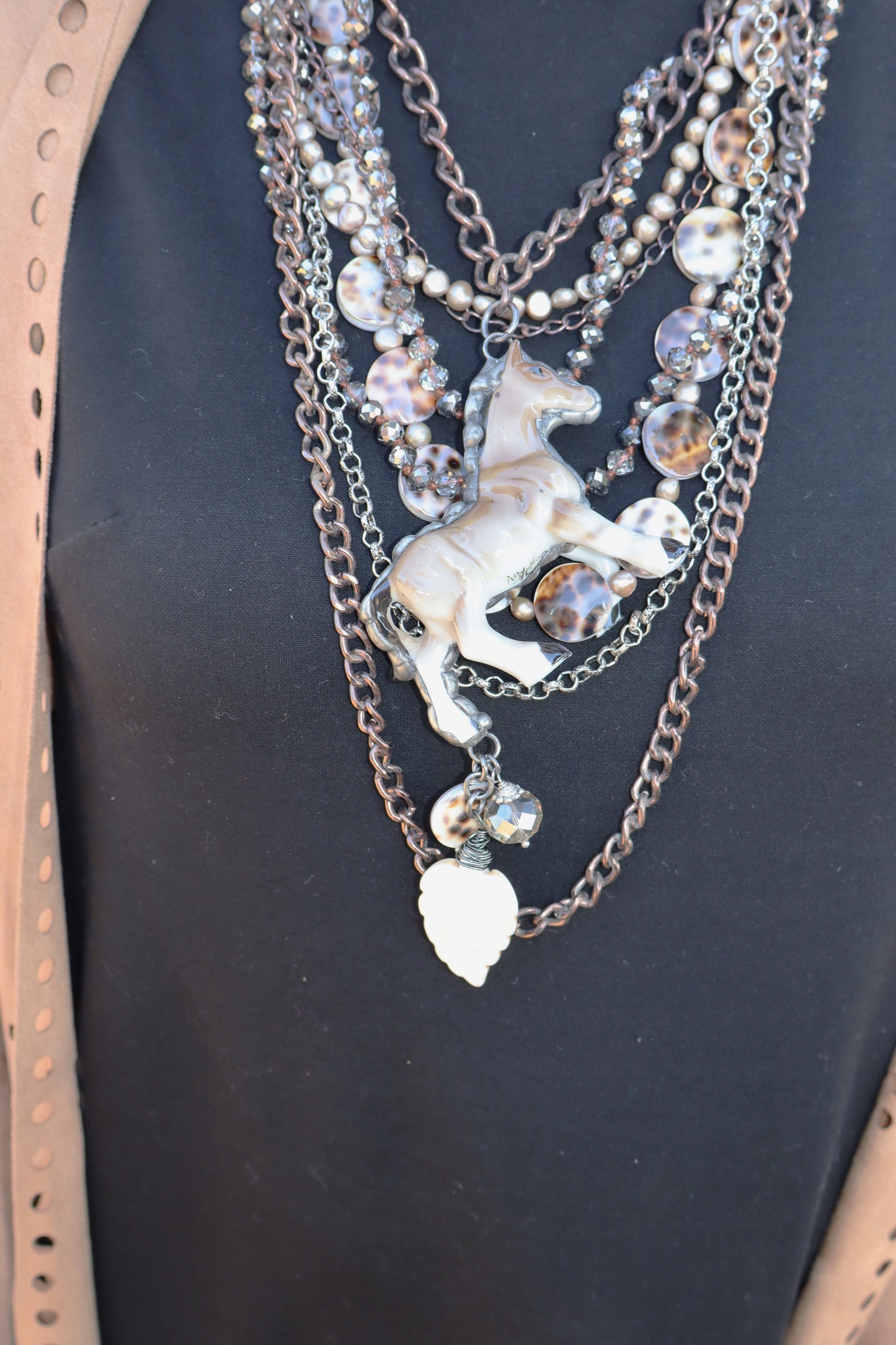 Don't Get Horsey With Me Necklace
